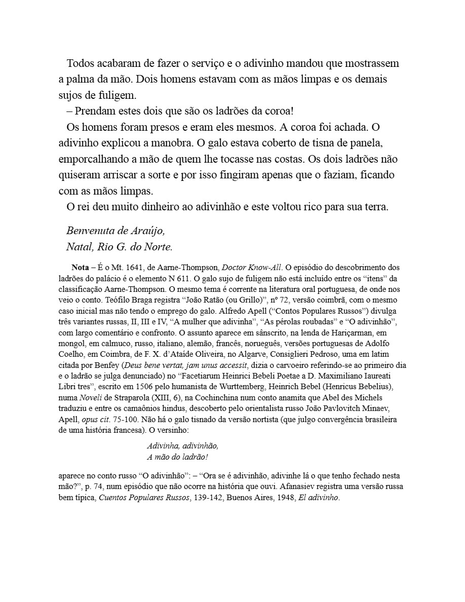 Contos Tradicionais do Brasil (Luís da Câmara Cascudo) — page 259