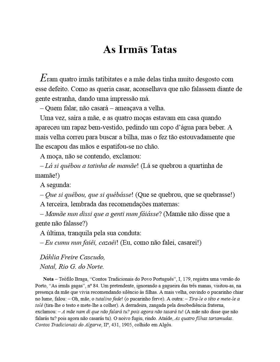 Contos Tradicionais do Brasil (Luís da Câmara Cascudo) — page 263