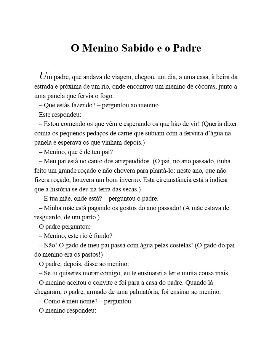 Contos Tradicionais do Brasil (Luís da Câmara Cascudo) — page 267