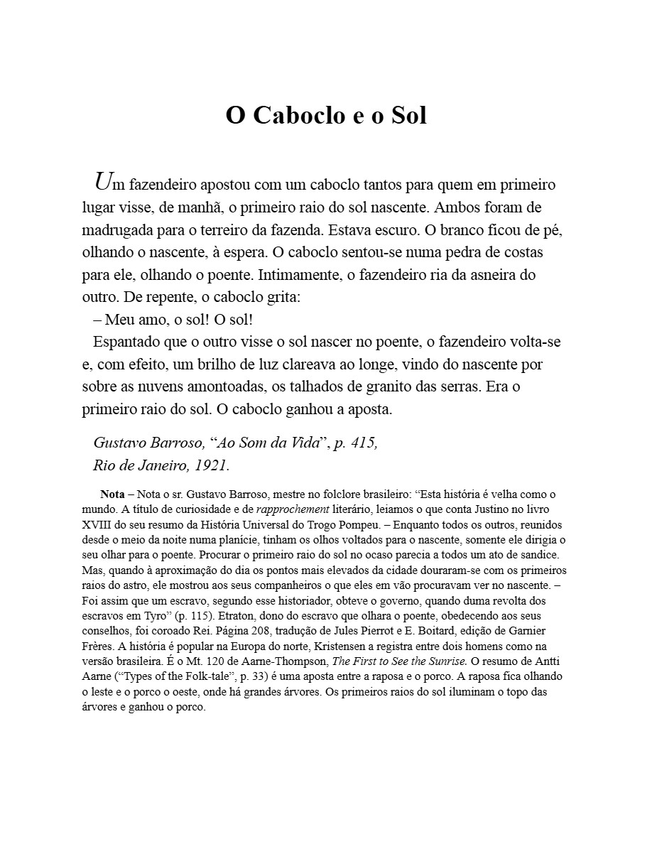 Contos Tradicionais do Brasil (Luís da Câmara Cascudo) — page 270