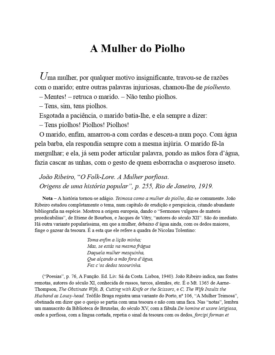 Contos Tradicionais do Brasil (Luís da Câmara Cascudo) — page 275