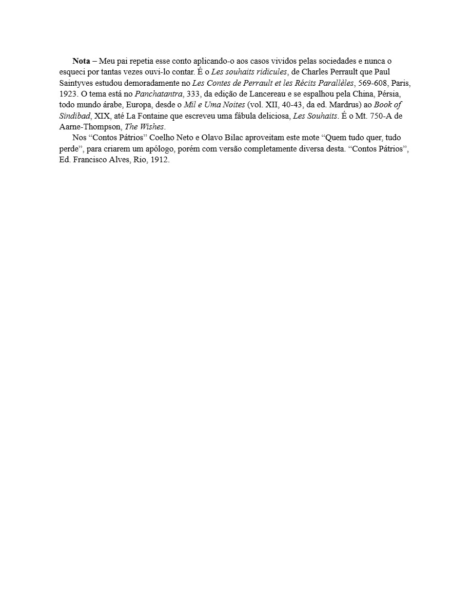 Contos Tradicionais do Brasil (Luís da Câmara Cascudo) — page 279