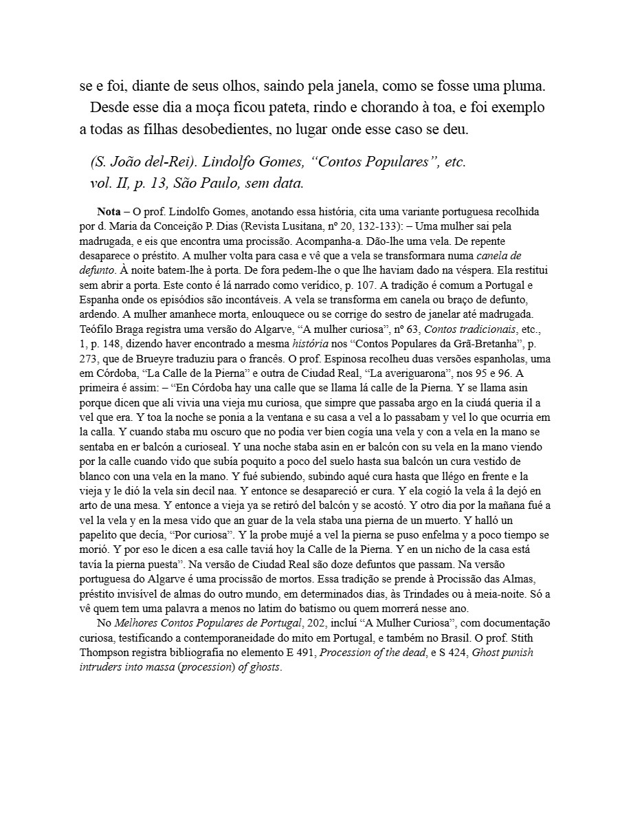 Contos Tradicionais do Brasil (Luís da Câmara Cascudo) — page 281