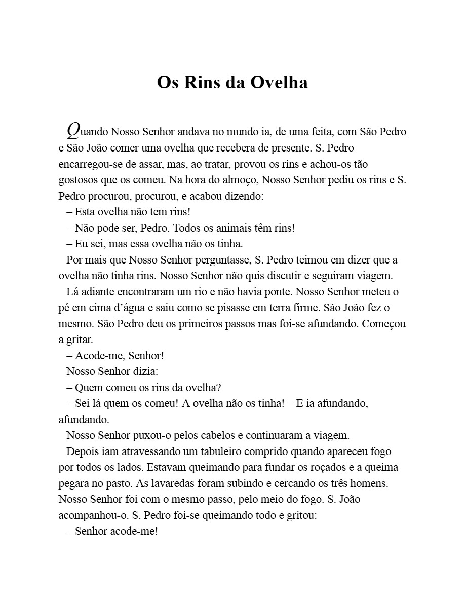 Contos Tradicionais do Brasil (Luís da Câmara Cascudo) — page 284