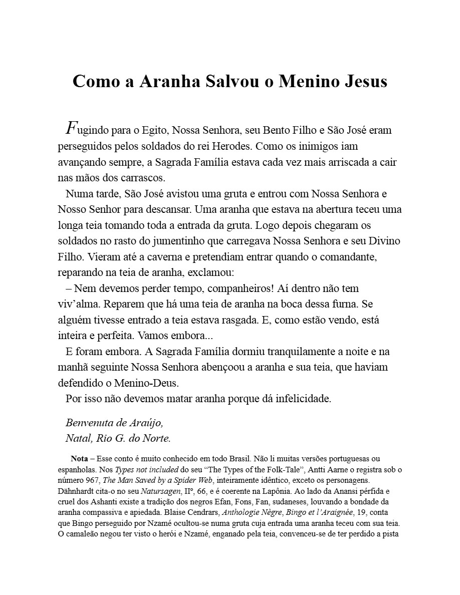 Contos Tradicionais do Brasil (Luís da Câmara Cascudo) — page 286