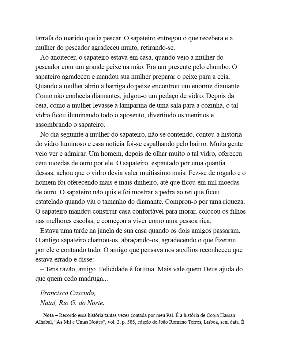 Contos Tradicionais do Brasil (Luís da Câmara Cascudo) — page 289