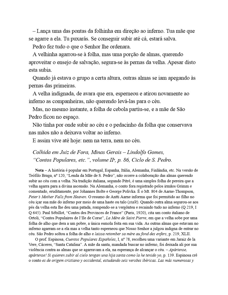 Contos Tradicionais do Brasil (Luís da Câmara Cascudo) — page 292
