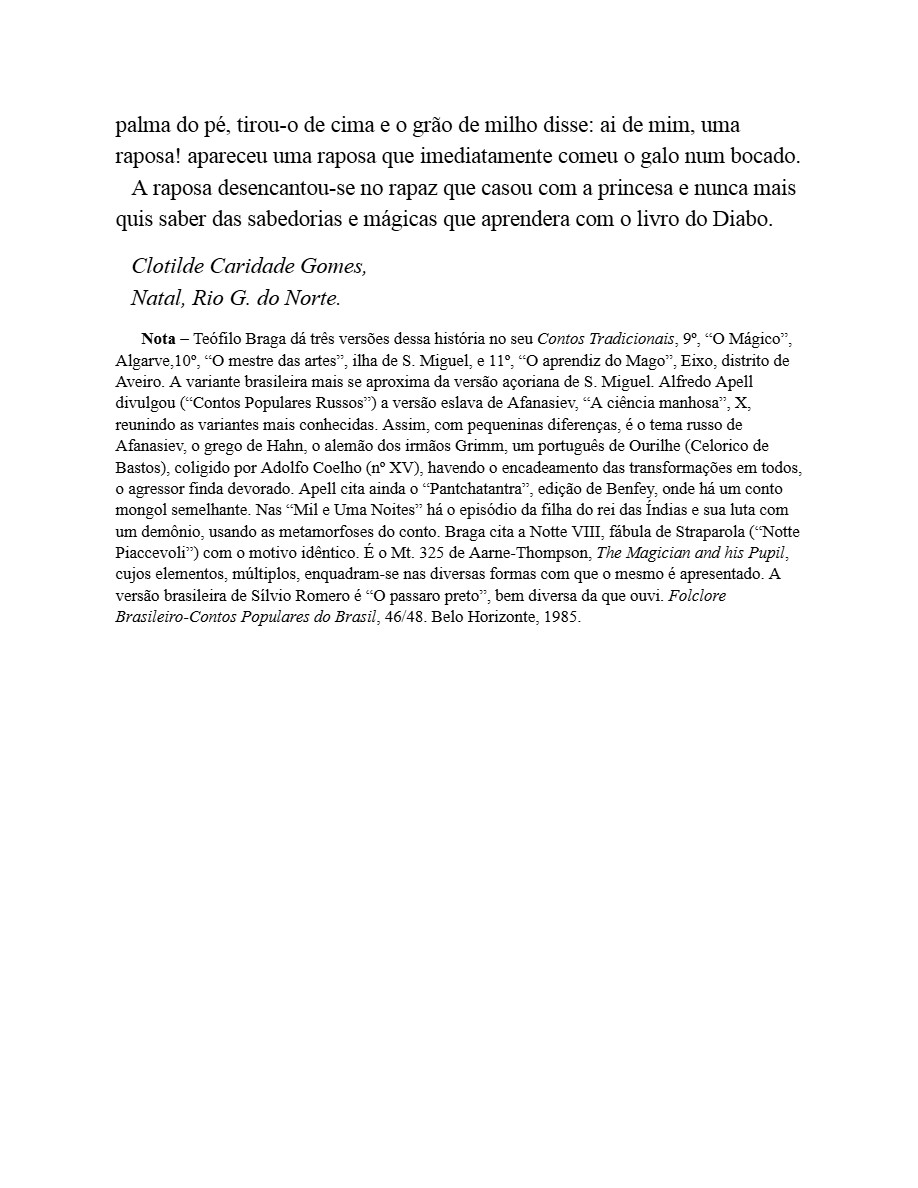 Contos Tradicionais do Brasil (Luís da Câmara Cascudo) — page 321