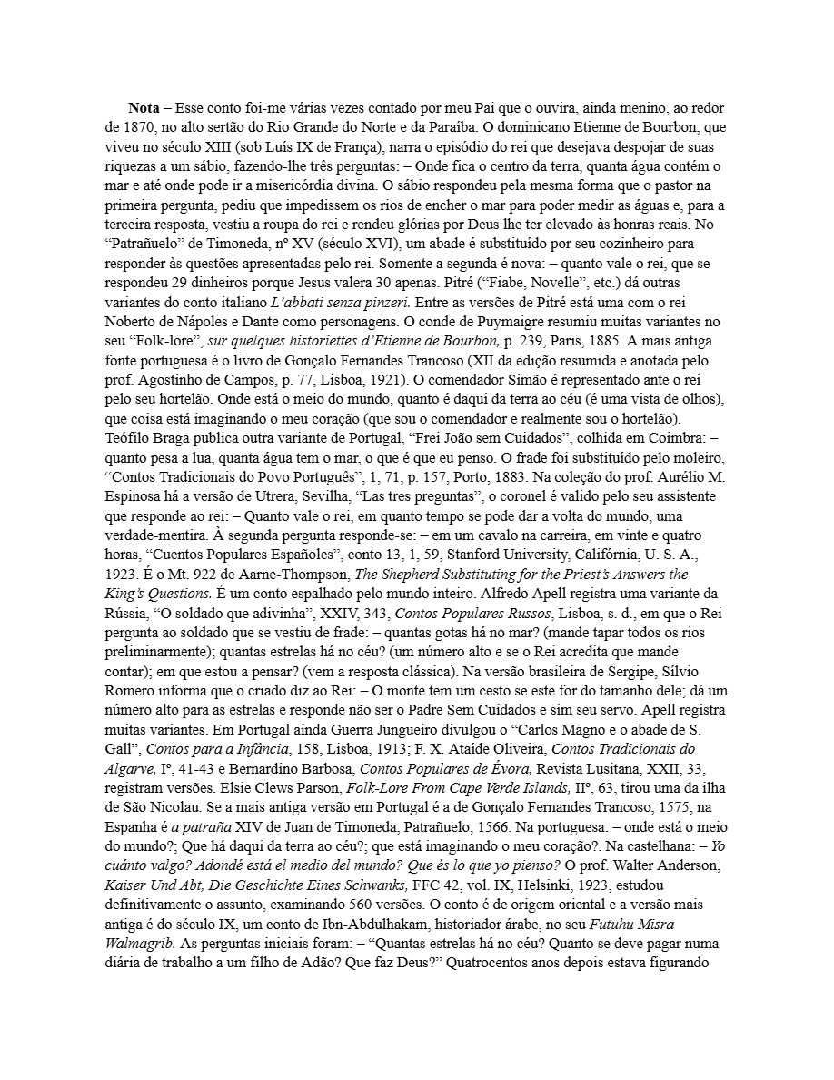 Contos Tradicionais do Brasil (Luís da Câmara Cascudo) — page 332