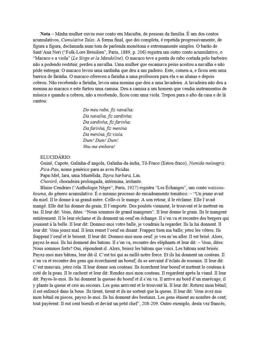 Contos Tradicionais do Brasil (Luís da Câmara Cascudo) — page 346