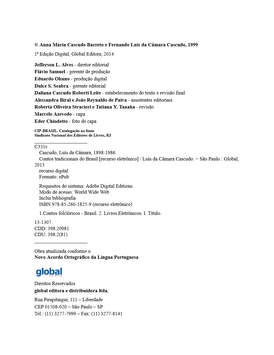 Contos Tradicionais do Brasil (Luís da Câmara Cascudo) — page 376