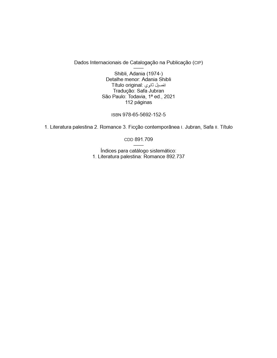 Detalhe menor (Adania Shibli) — page 91