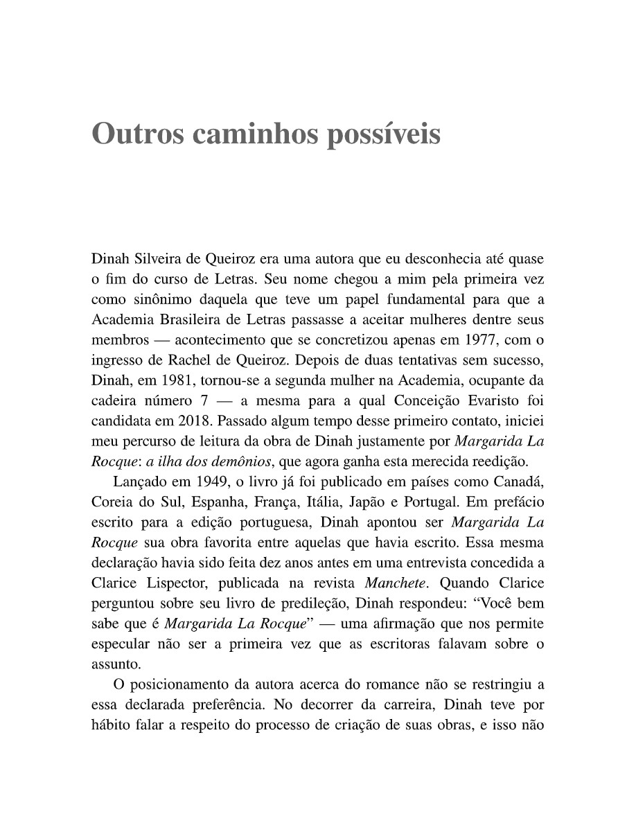 Margarida La Rocque: A ilha dos demônios (Dinah Silveira de Queiroz) — page 6