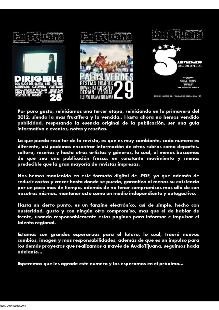 EN TIJUANA REVISTA - EDICIÓN 30 - 5TO. ANIVERSARIO — page 13