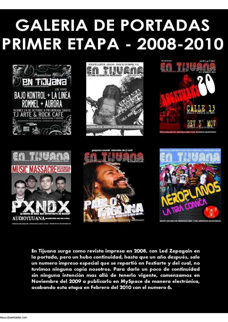EN TIJUANA REVISTA - EDICIÓN 30 - 5TO. ANIVERSARIO — page 8