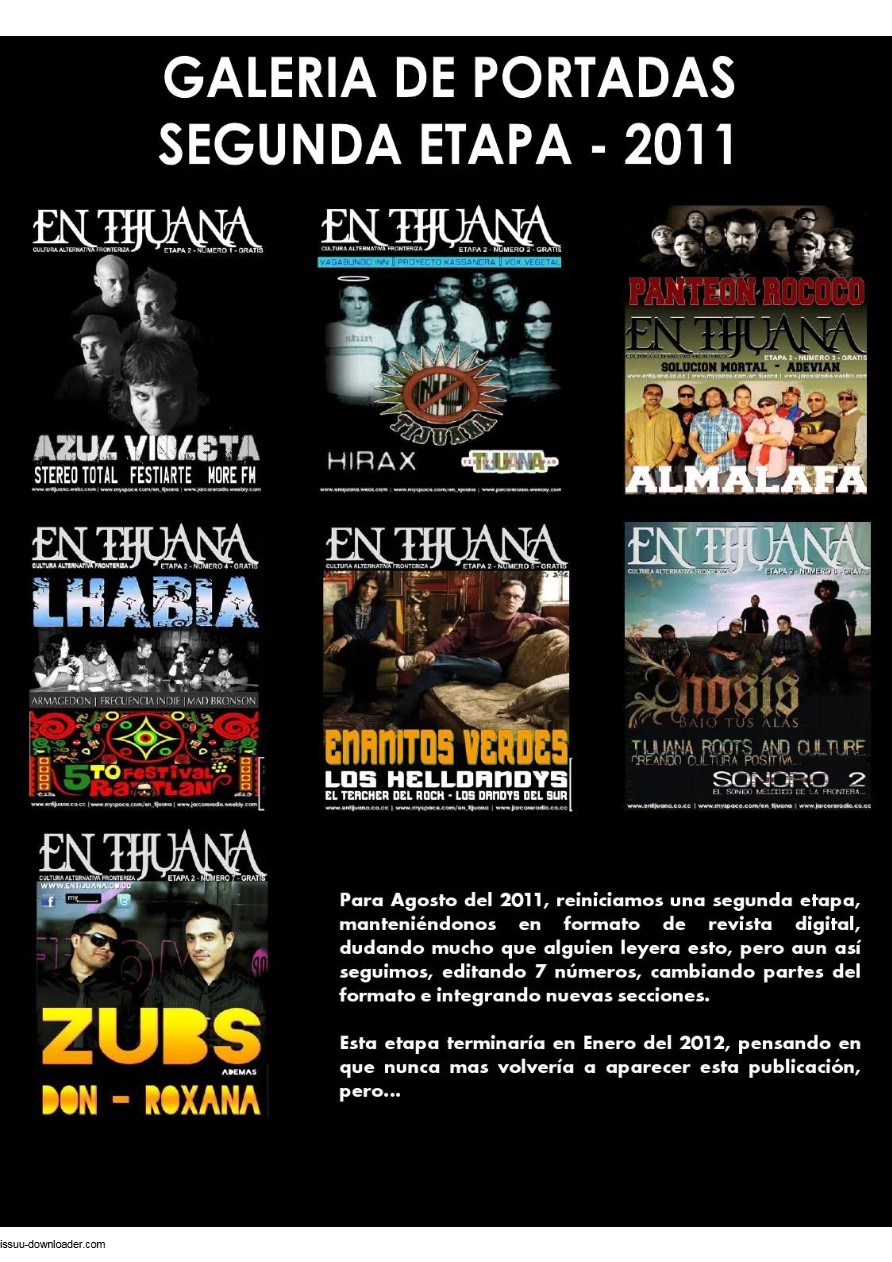 EN TIJUANA REVISTA - EDICIÓN 30 - 5TO. ANIVERSARIO — page 9