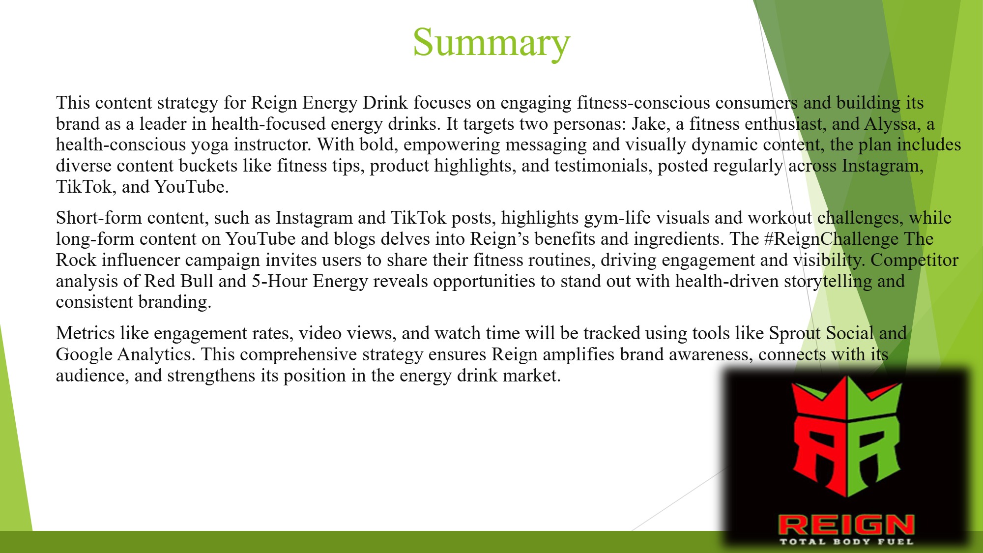 Reign Total Body Fuel — page 15