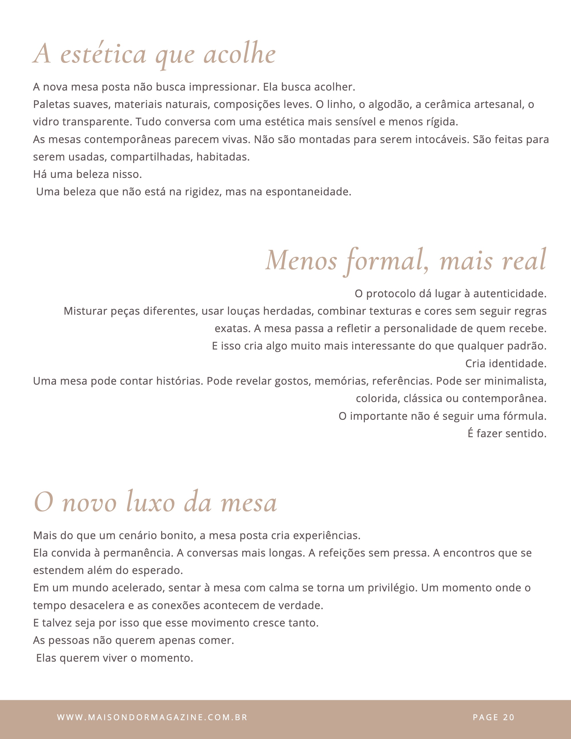 Maison D'or — Edição 6 — page 20