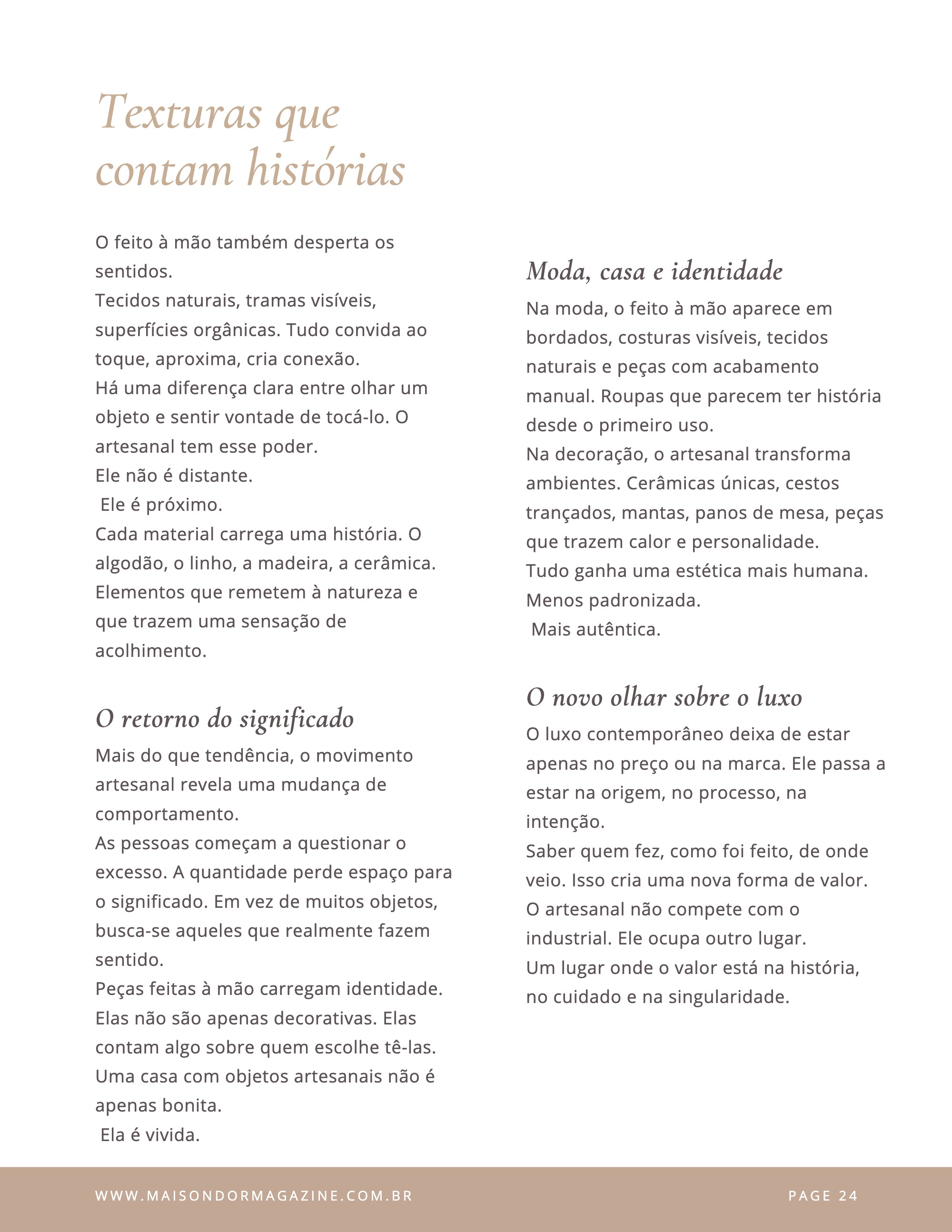 Maison D'or — Edição 6 — page 24