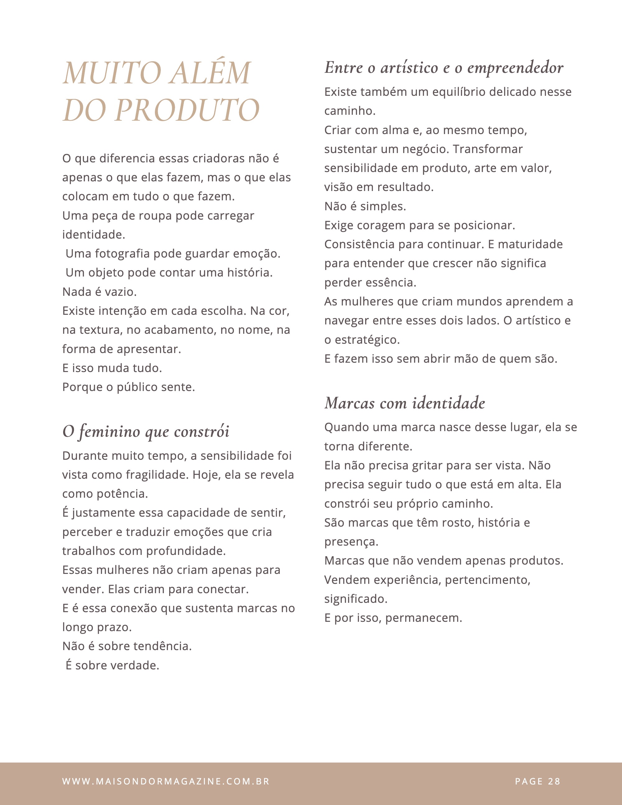 Maison D'or — Edição 6 — page 28