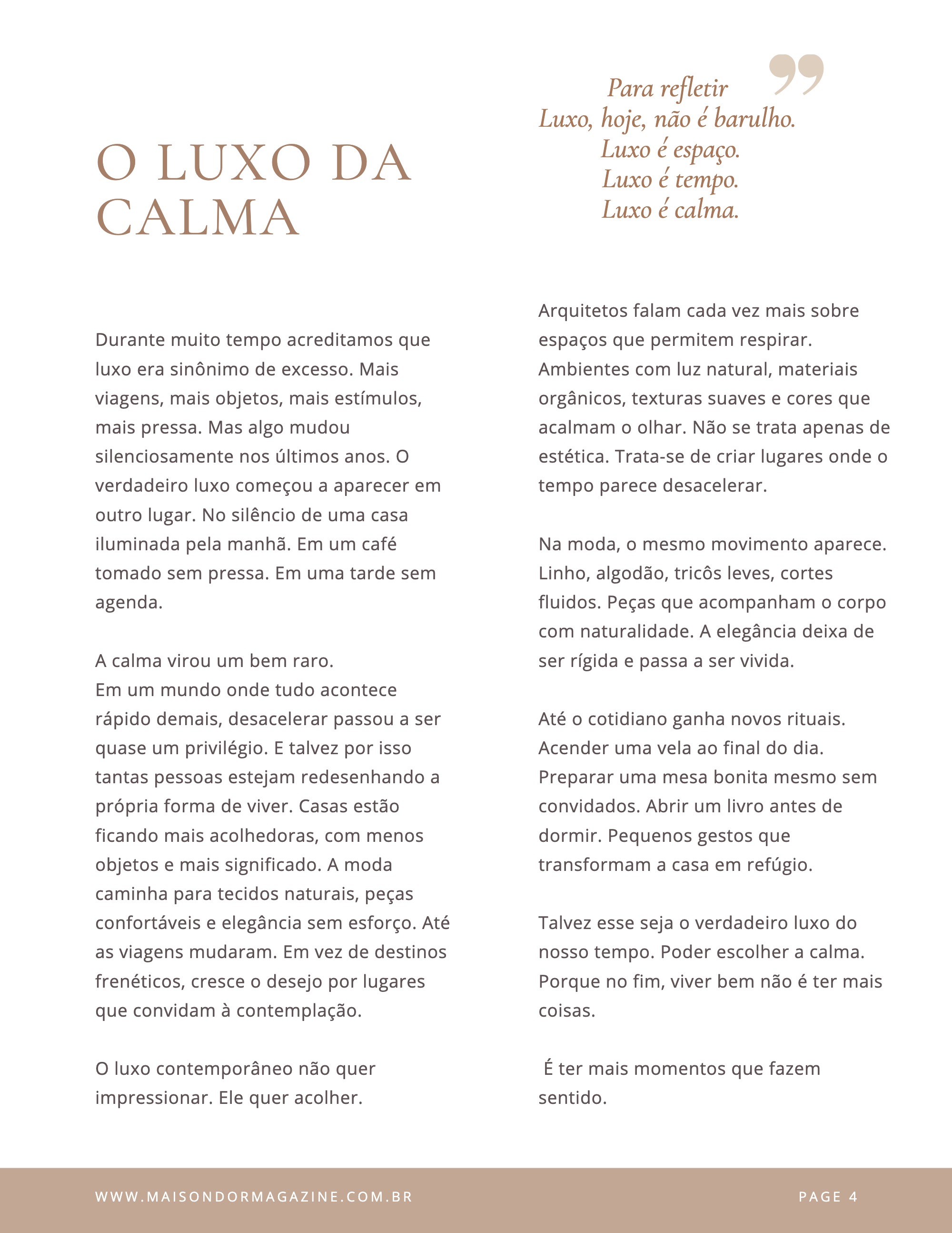 Maison D'or — Edição 6 — page 4