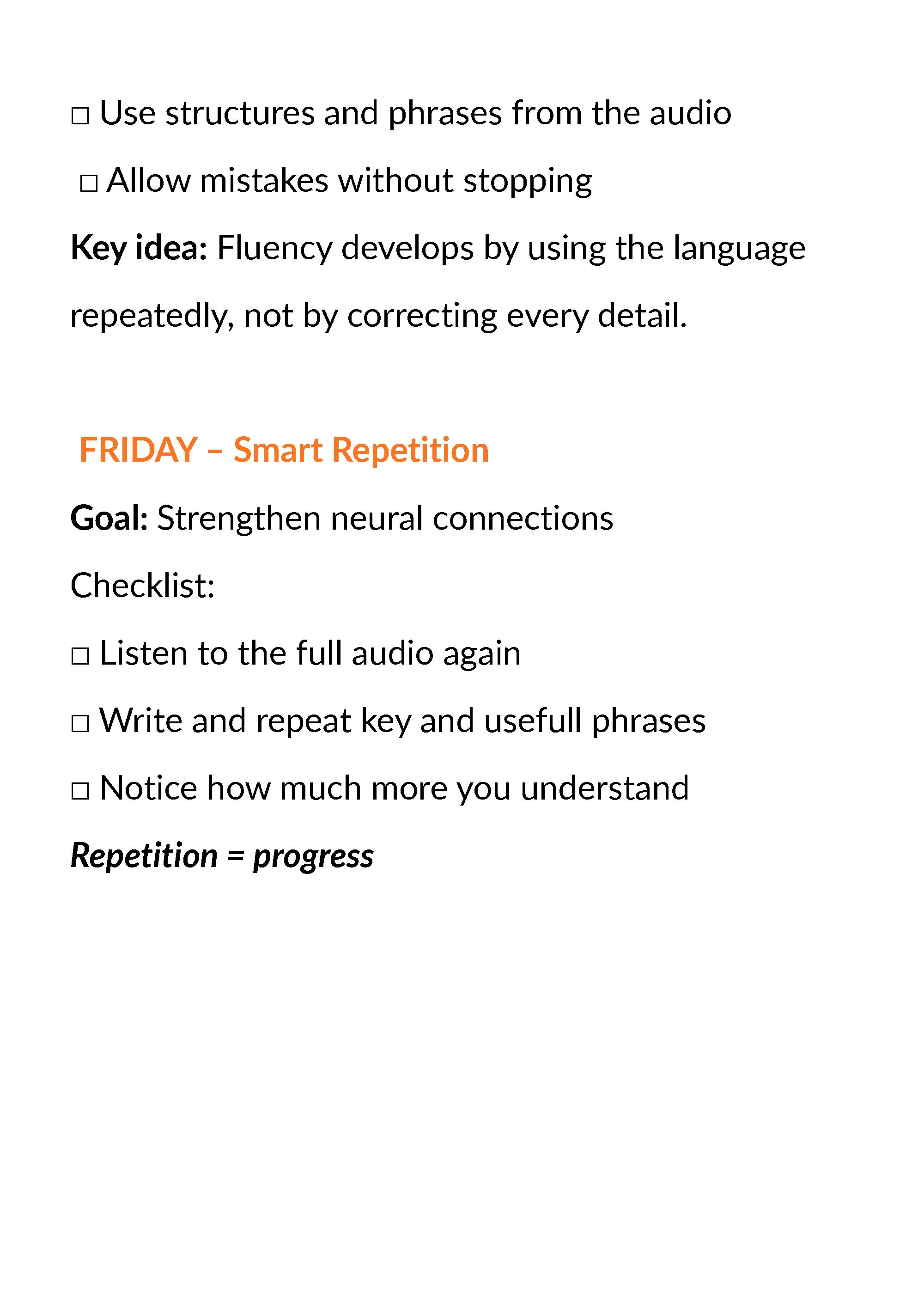 The Complete Spanish Routine for Busy Adults 2.0  - By TRY IT IN SPANISH ACADEMY — page 17