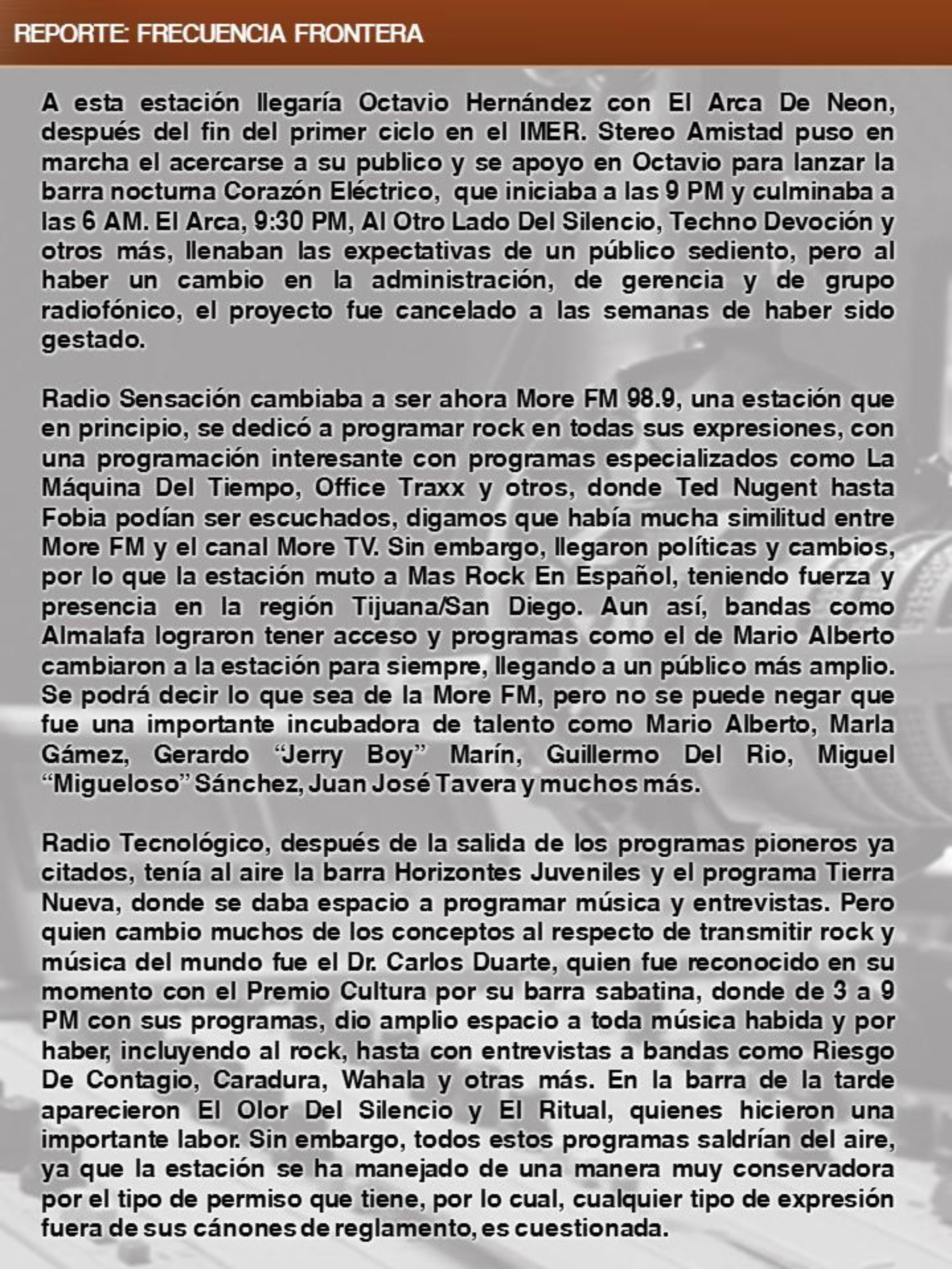 EN TIJUANA HAY ROCK REVISTA - EDICIÓN 85 — page 12