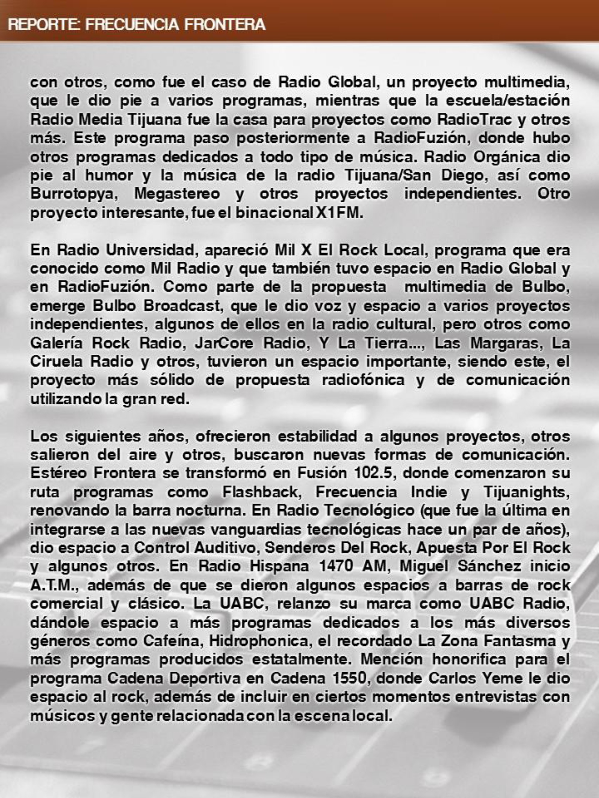 EN TIJUANA HAY ROCK REVISTA - EDICIÓN 85 — page 16
