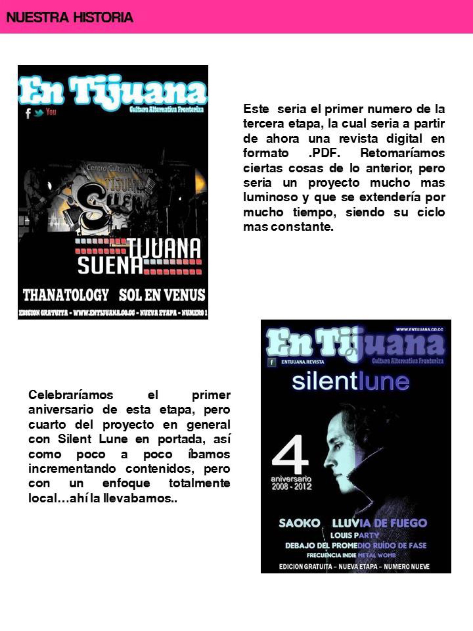 EN TIJUANA HAY ROCK REVISTA - EDICIÓN 87 #10ANIVERSARIO — page 12