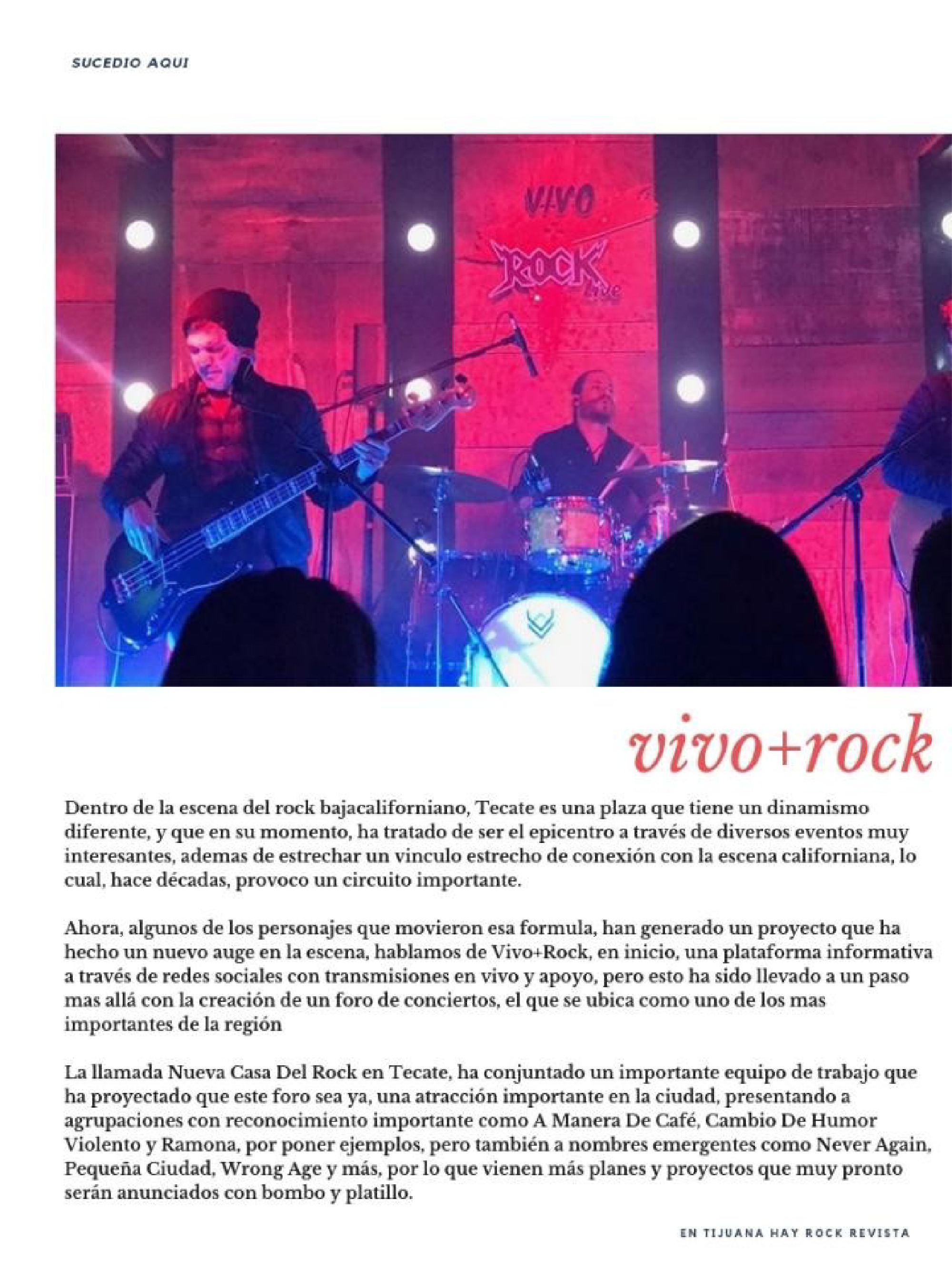EN TIJUANA HAY ROCK REVISTA - EDICIÓN 91 — page 38