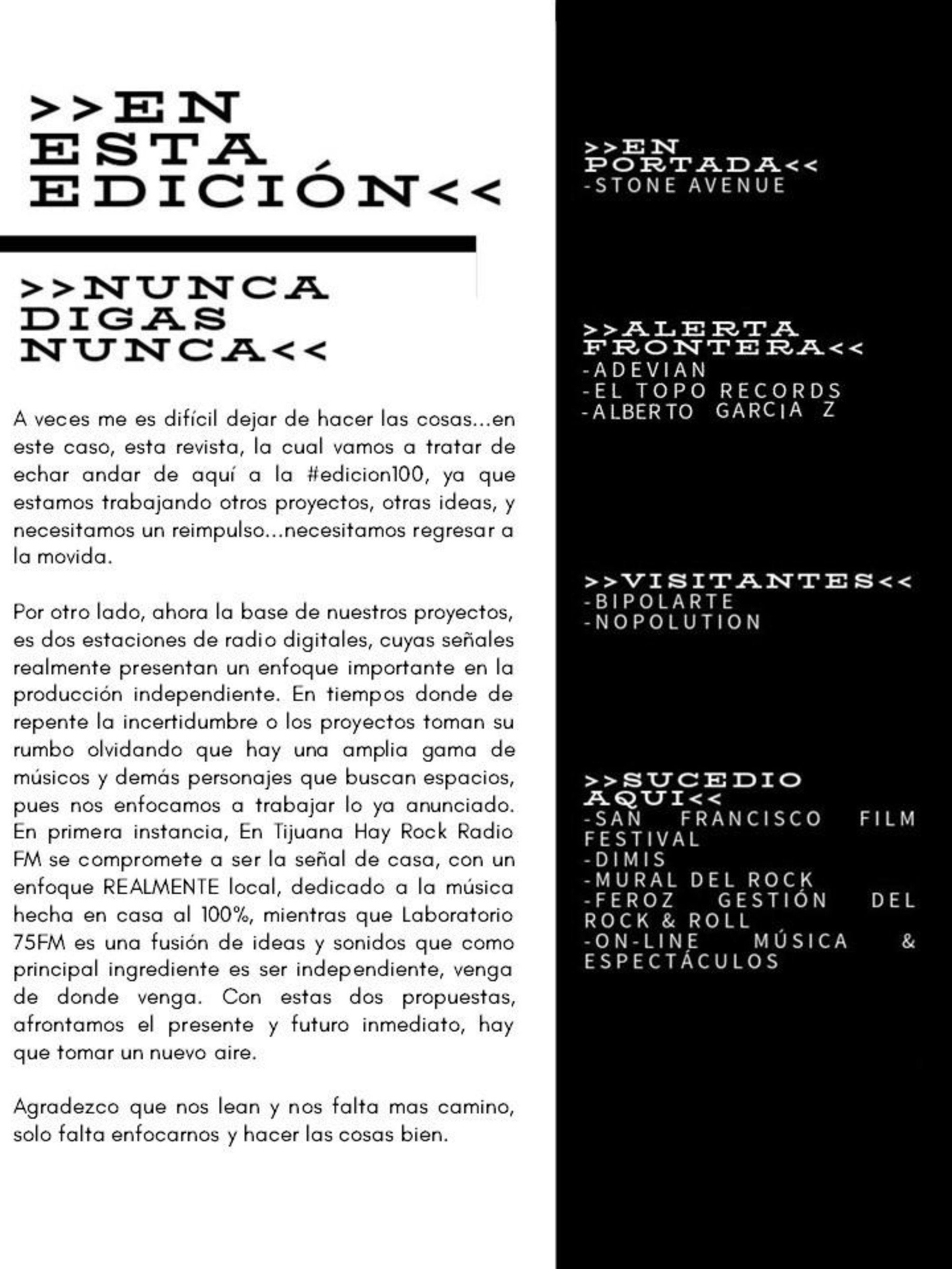 EN TIJUANA HAY ROCK REVISTA - EDICIÓN 93 — page 5