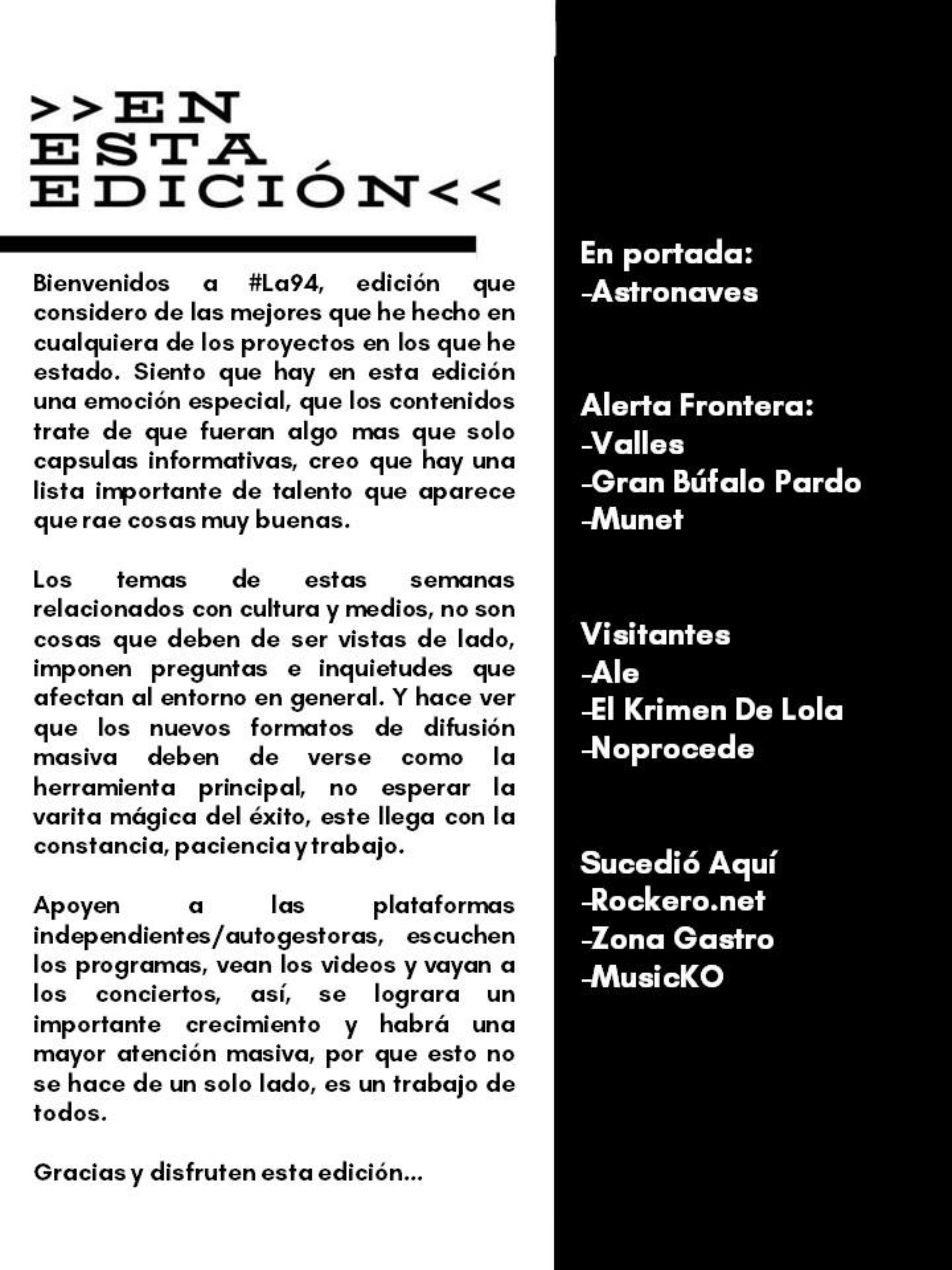 EN TIJUANA HAY ROCK REVISTA - EDICIÓN 94 — page 5