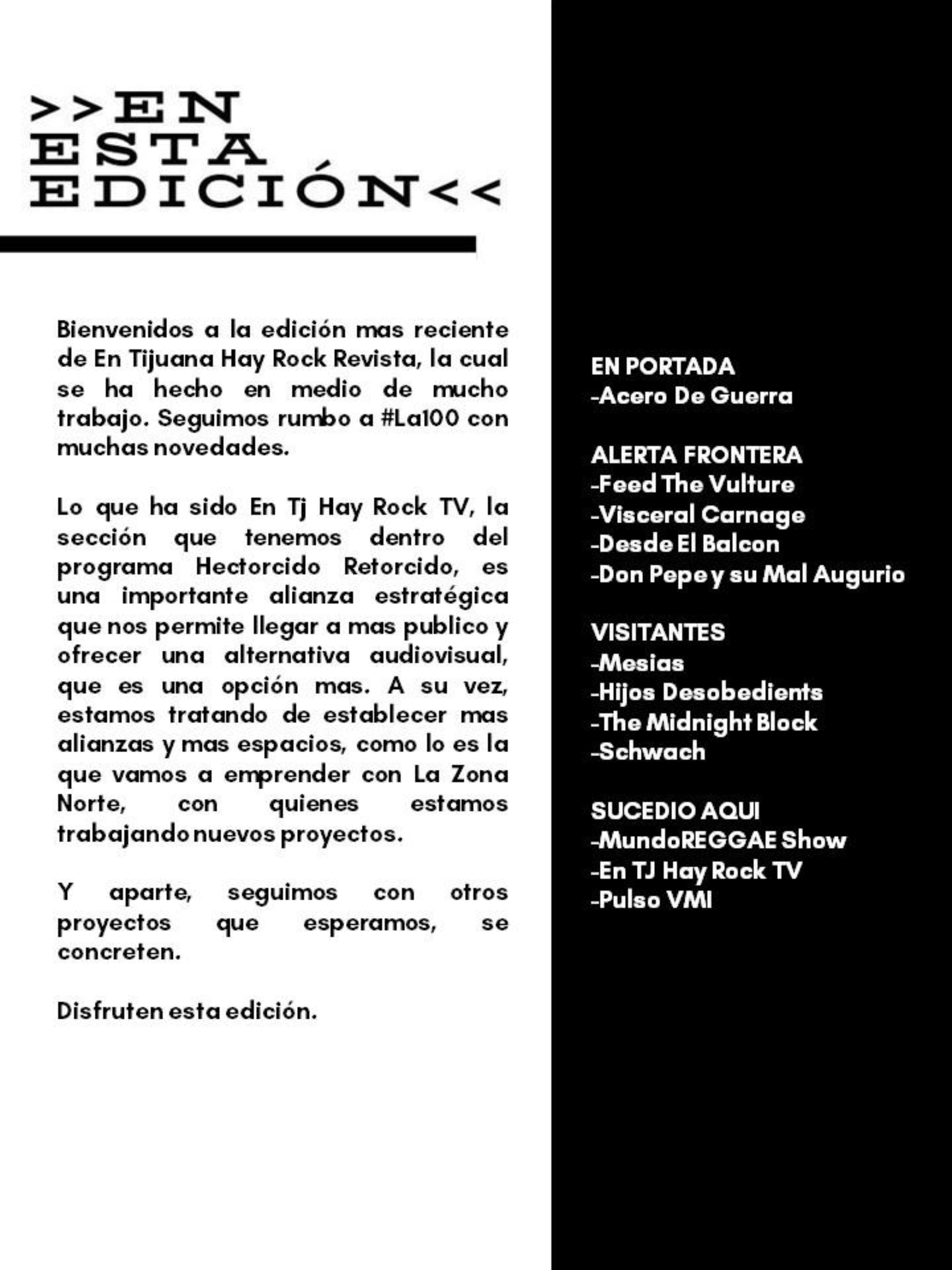 EN TIJUANA HAY ROCK REVISTA- EDICIÓN 96 — page 5
