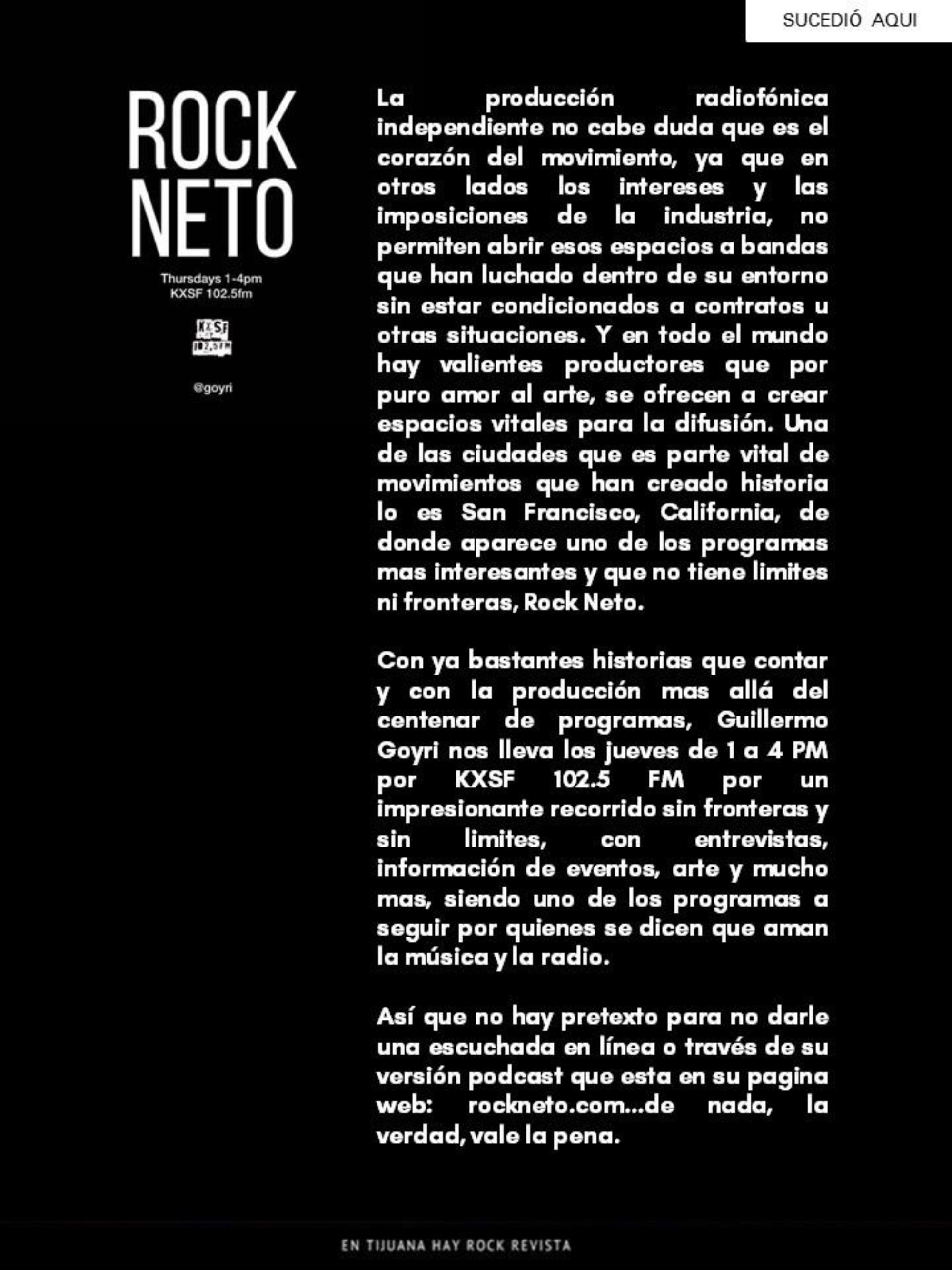 EN TIJUANA HAY ROCK REVISTA - EDICIÓN 97 — page 34