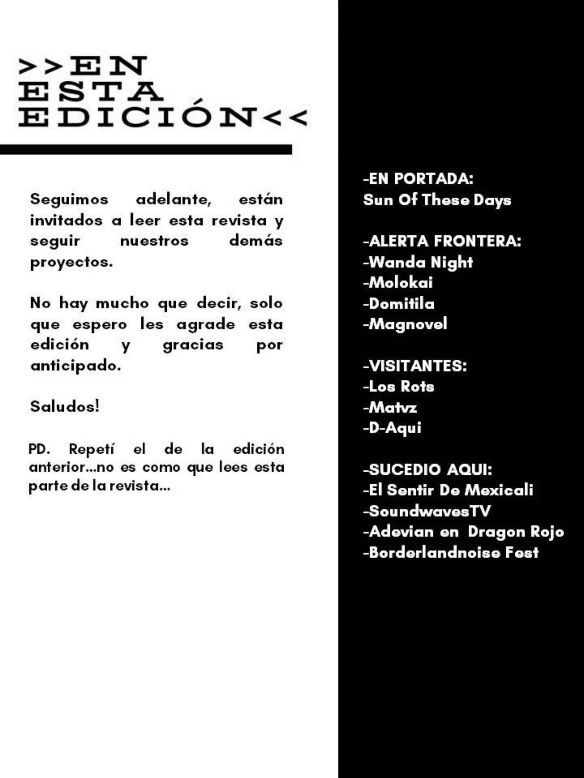 EN TIJUANA HAY ROCK REVISTA - EDICIÓN 98 — page 5