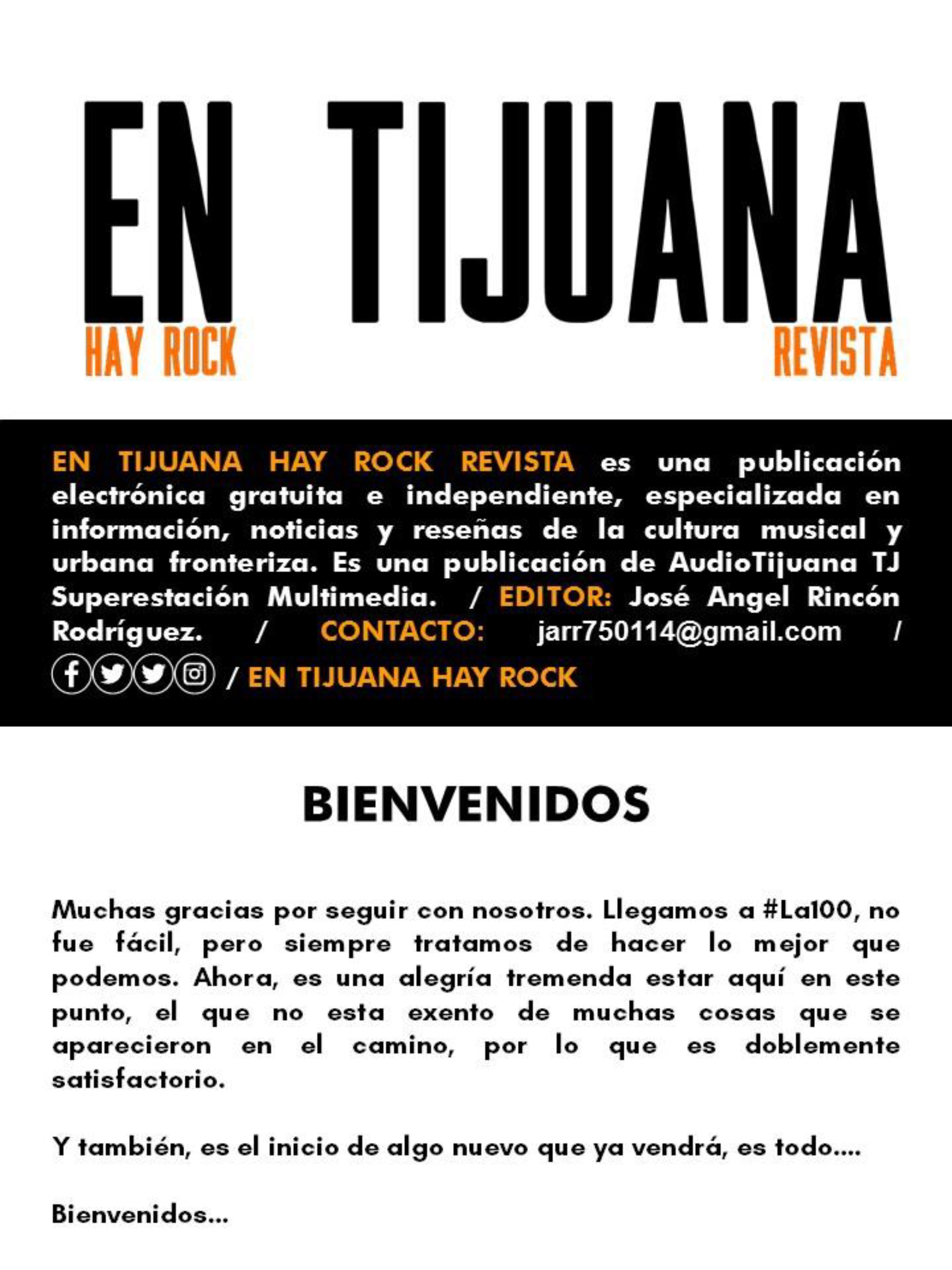 EN TIJUANA HAY ROCK REVISTA - EDICIÓN 100 — page 6