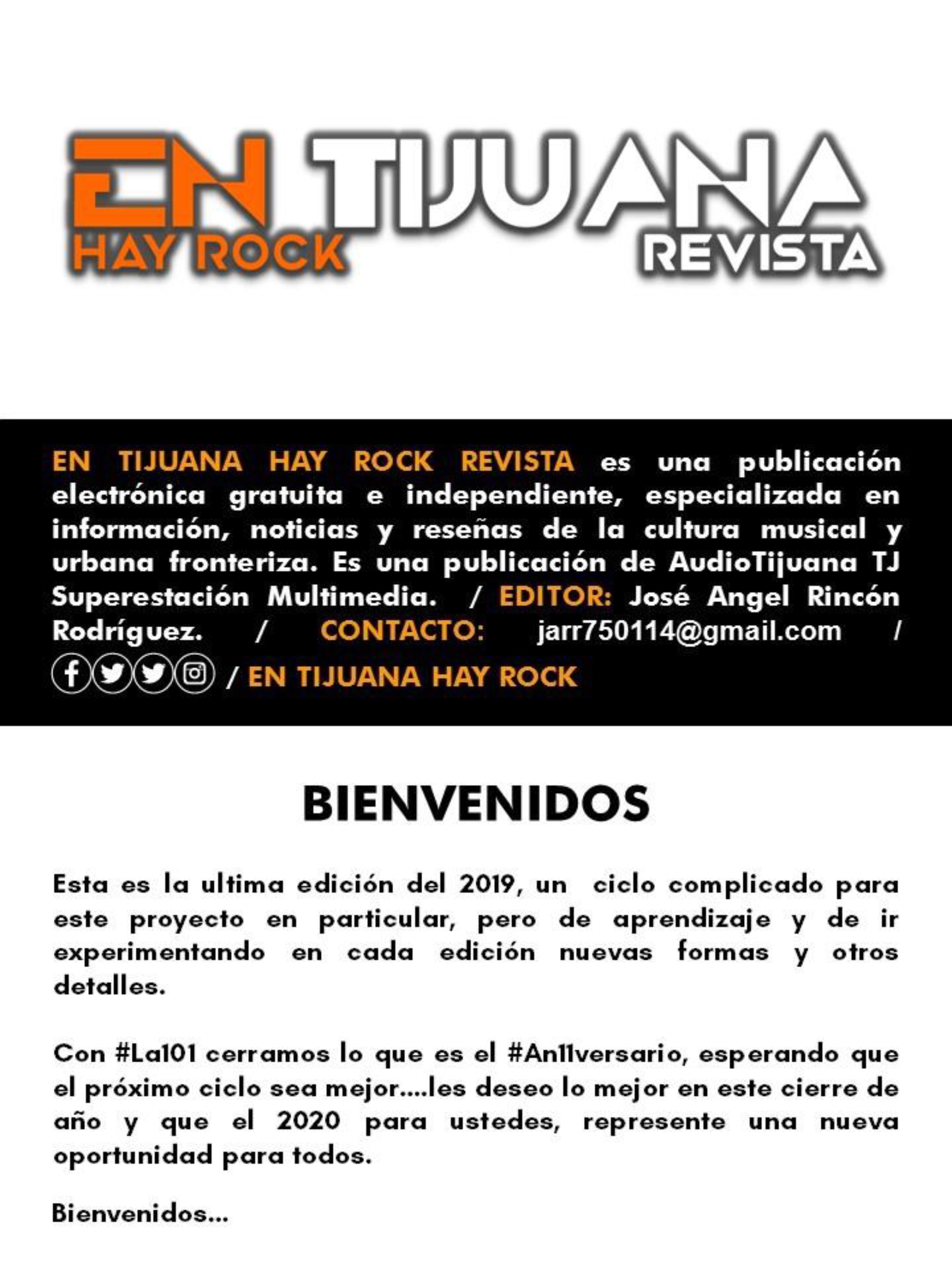 EN TIJUANA HAY ROCK REVISTA -EDICIÓN 101 — page 5