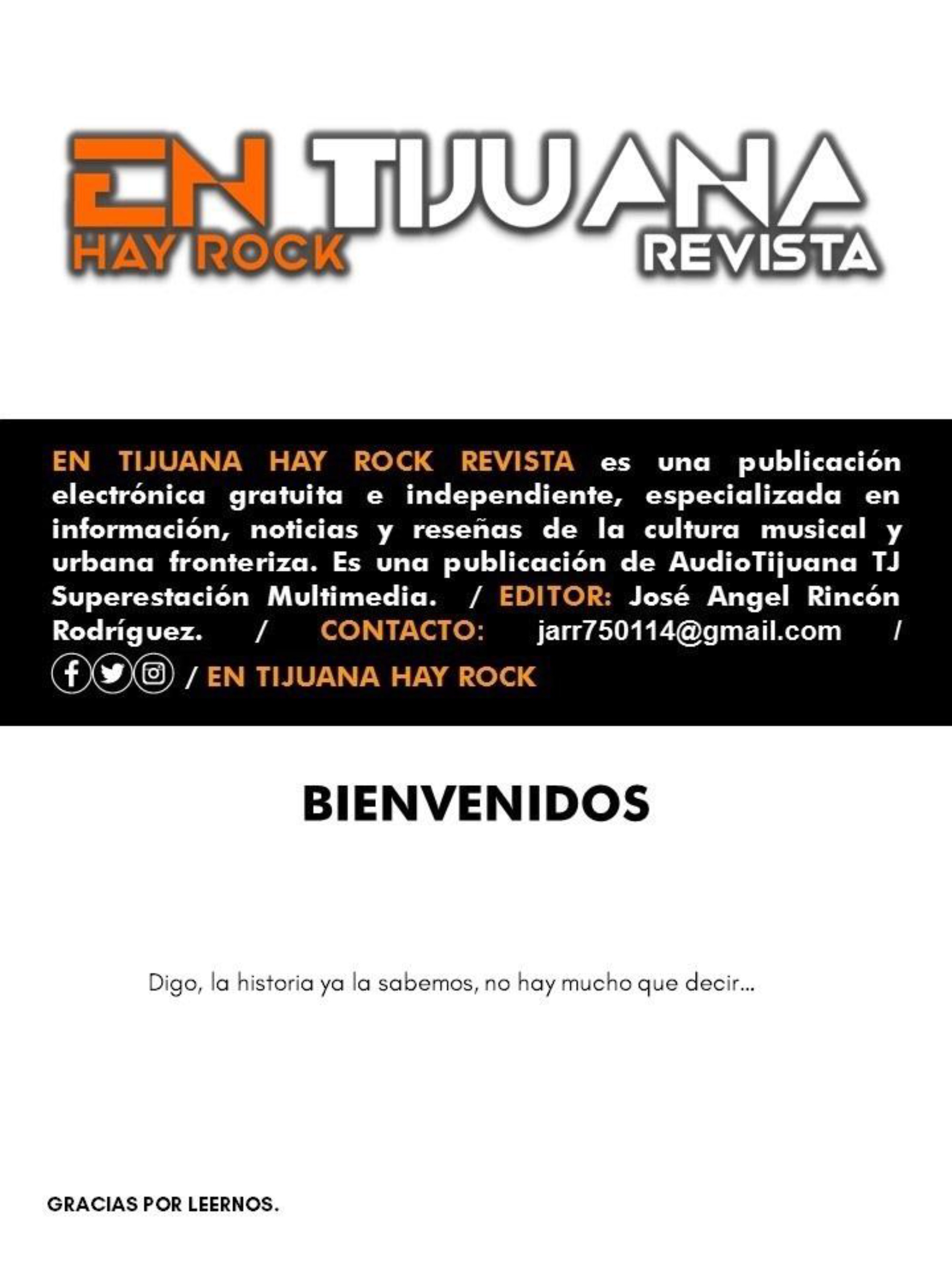 EN TIJUANA HAY ROCK REVISTA - EDICIÓN 103 — page 5
