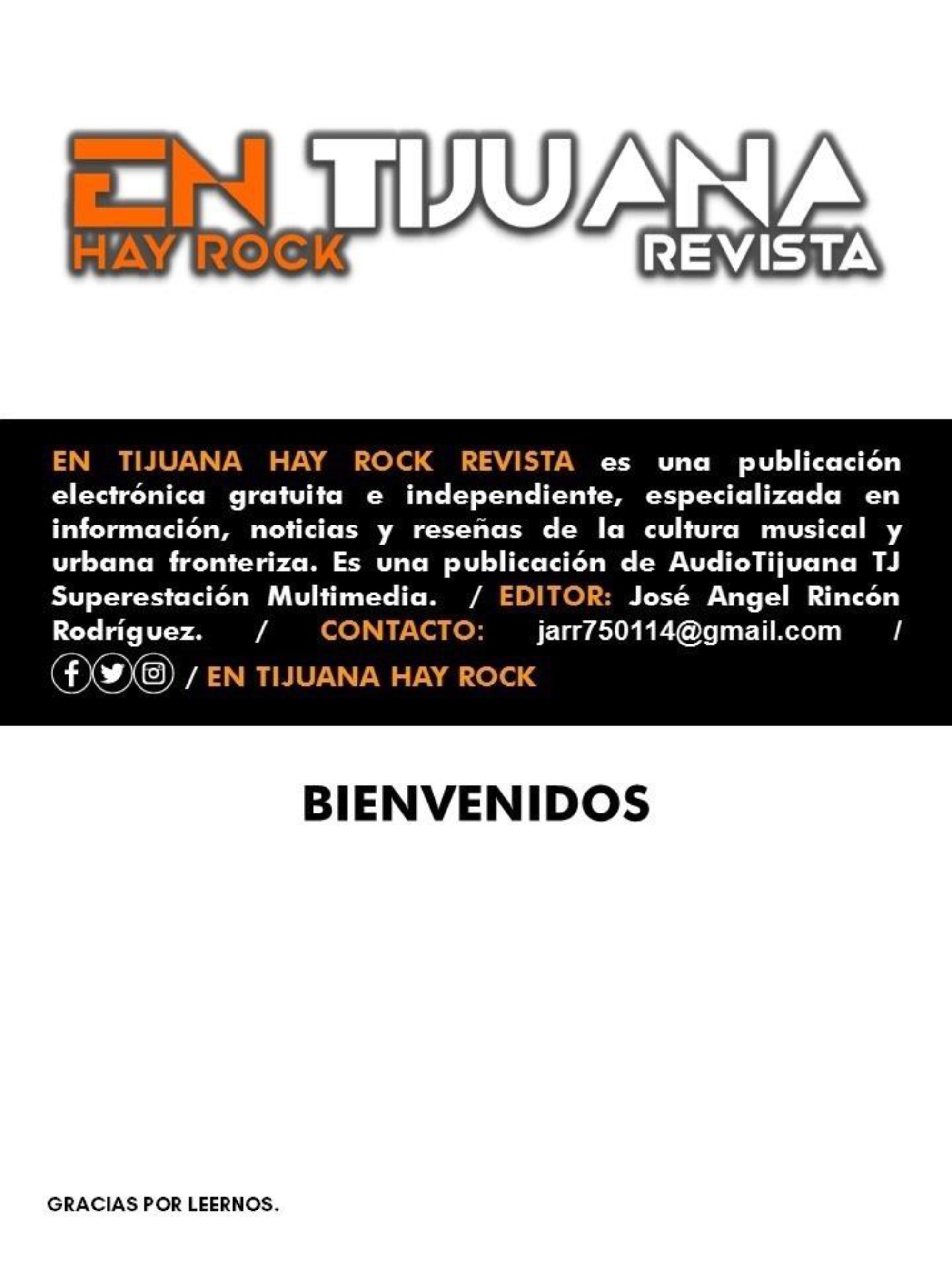EN TIJUANA HAY ROCK REVISTA - EDICIÓN 106 — page 5