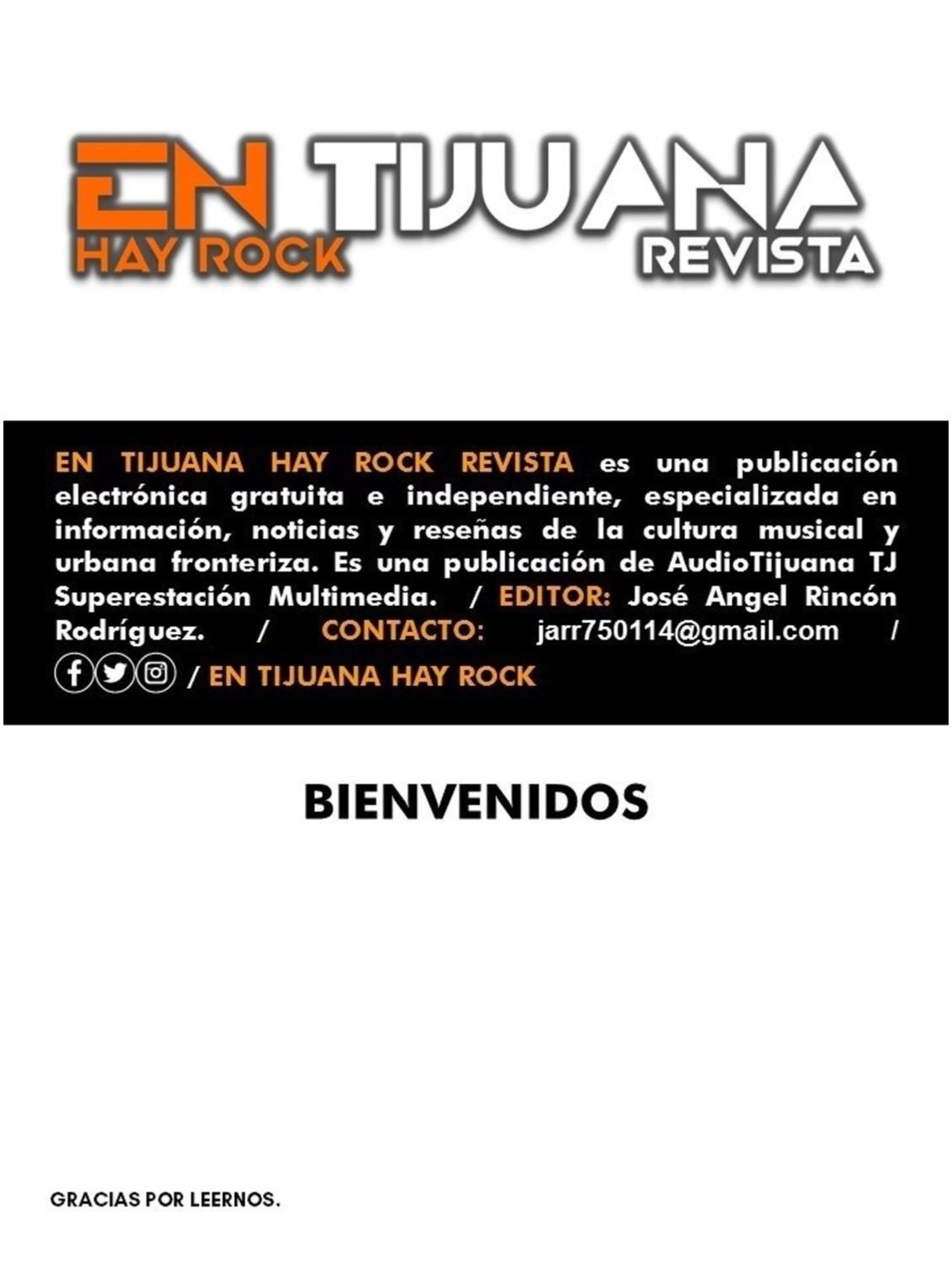 EN TIJUANA HAY ROCK REVISTA - EDICIÓN 109 — page 5