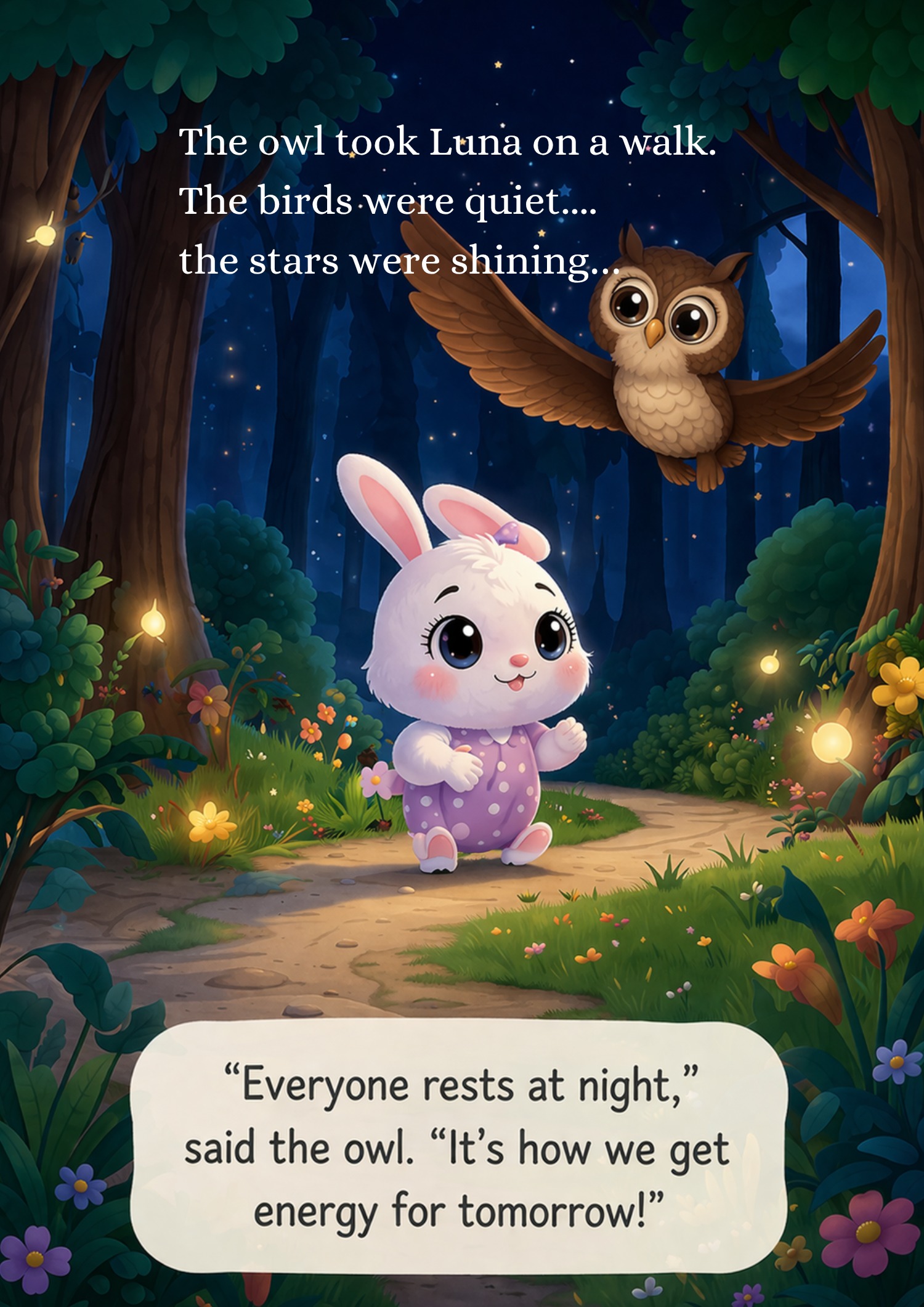 ‎One night, Luna met a wise owl sitting on a tree. 🦉_20260406_143816_0000 — page 5