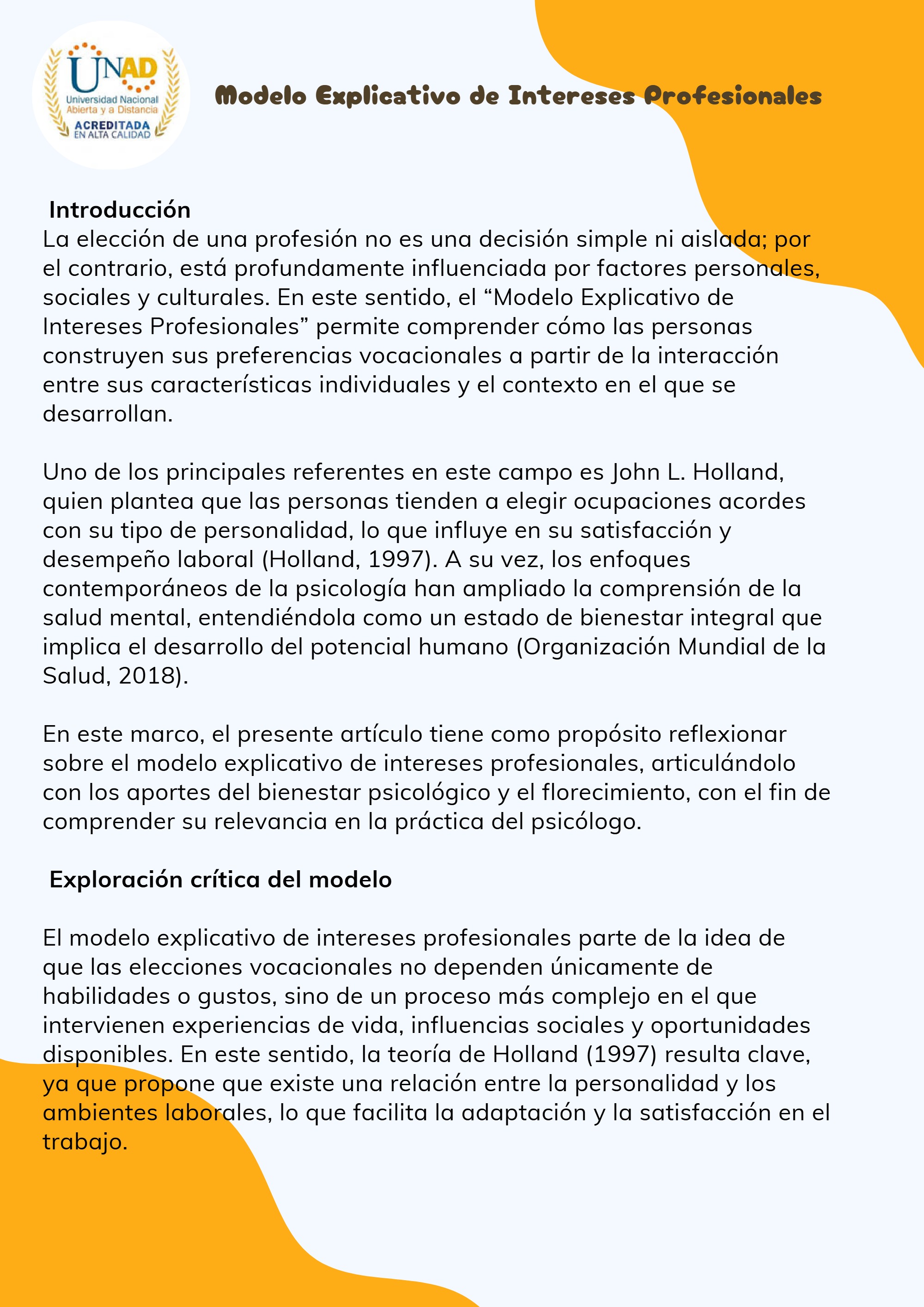 Análisis de modelos de intervención en contextos psicológicos actuales — page 18