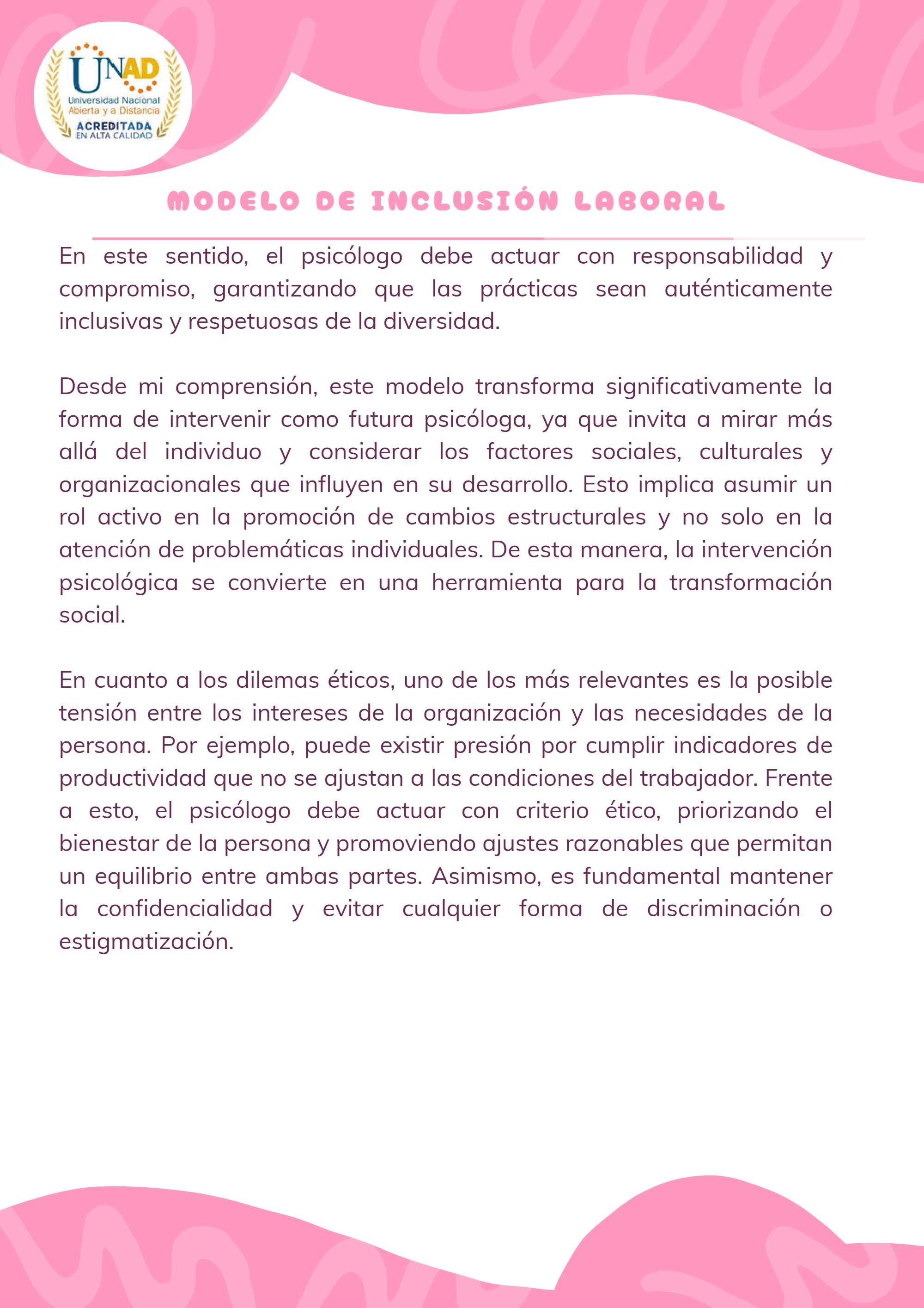 Análisis de modelos de intervención en contextos psicológicos actuales — page 6