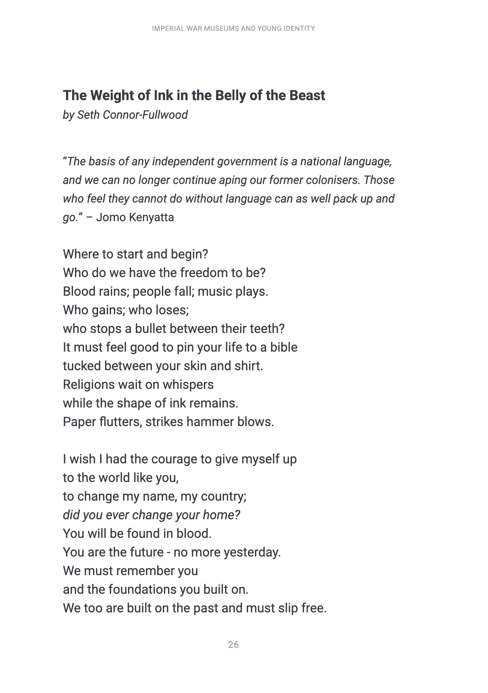 The Roads We Walked - The Fifth Pan-African Congress — page 26