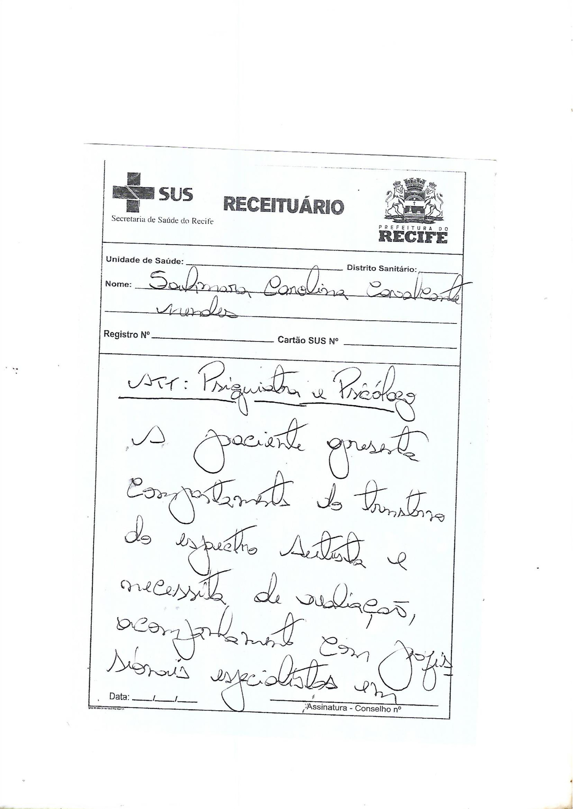 Relatório e Documentos Médicos Sahmara Carolina 2.0 — page 11
