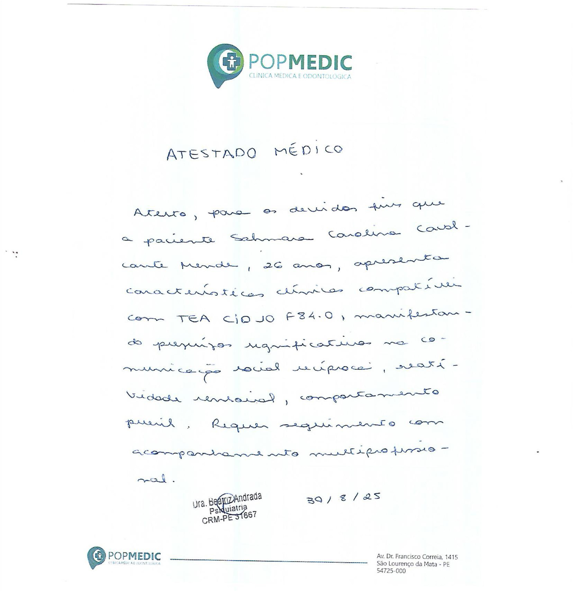 Relatório e Documentos Médicos Sahmara Carolina 2.0 — page 17