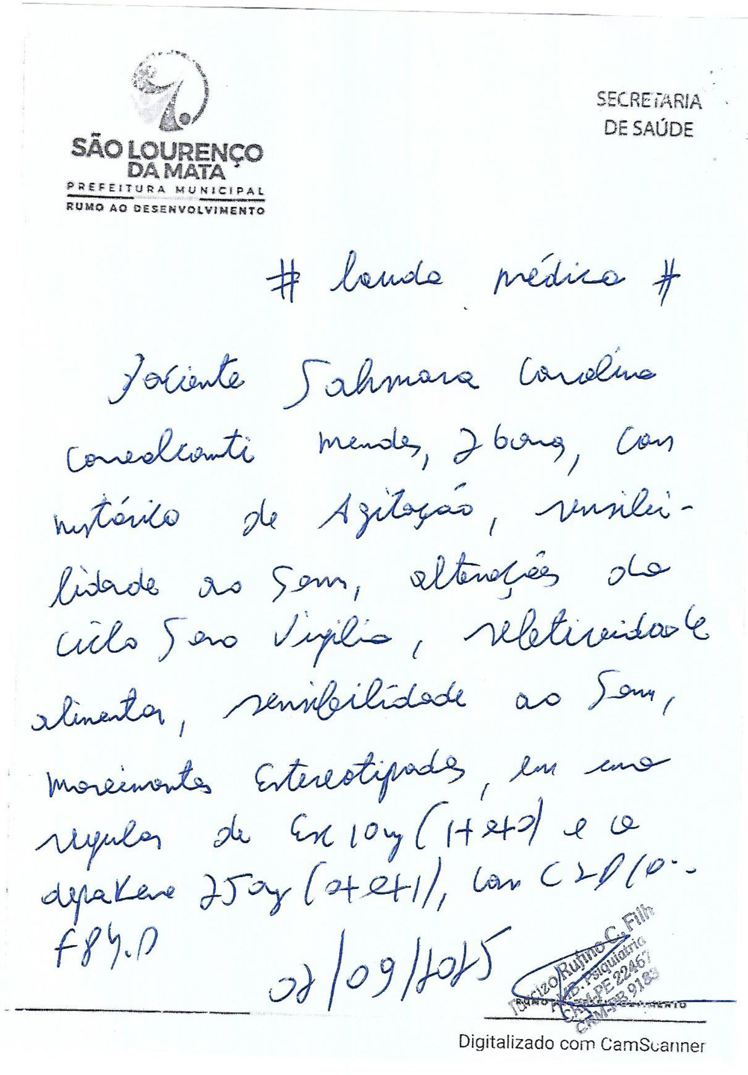 Relatório e Documentos Médicos Sahmara Carolina 2.0 — page 18
