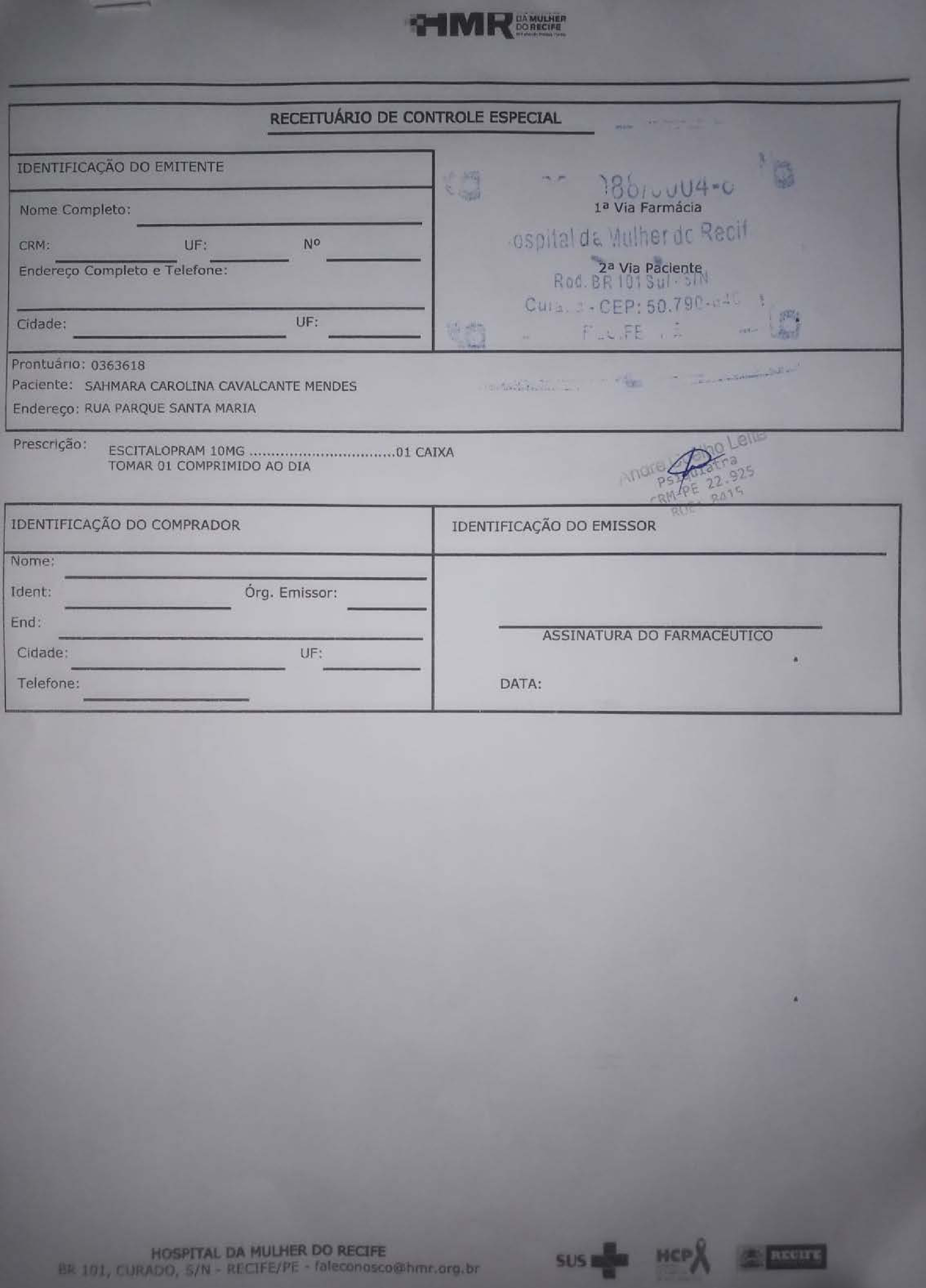 Relatório e Documentos Médicos Sahmara Carolina 2.0 — page 6