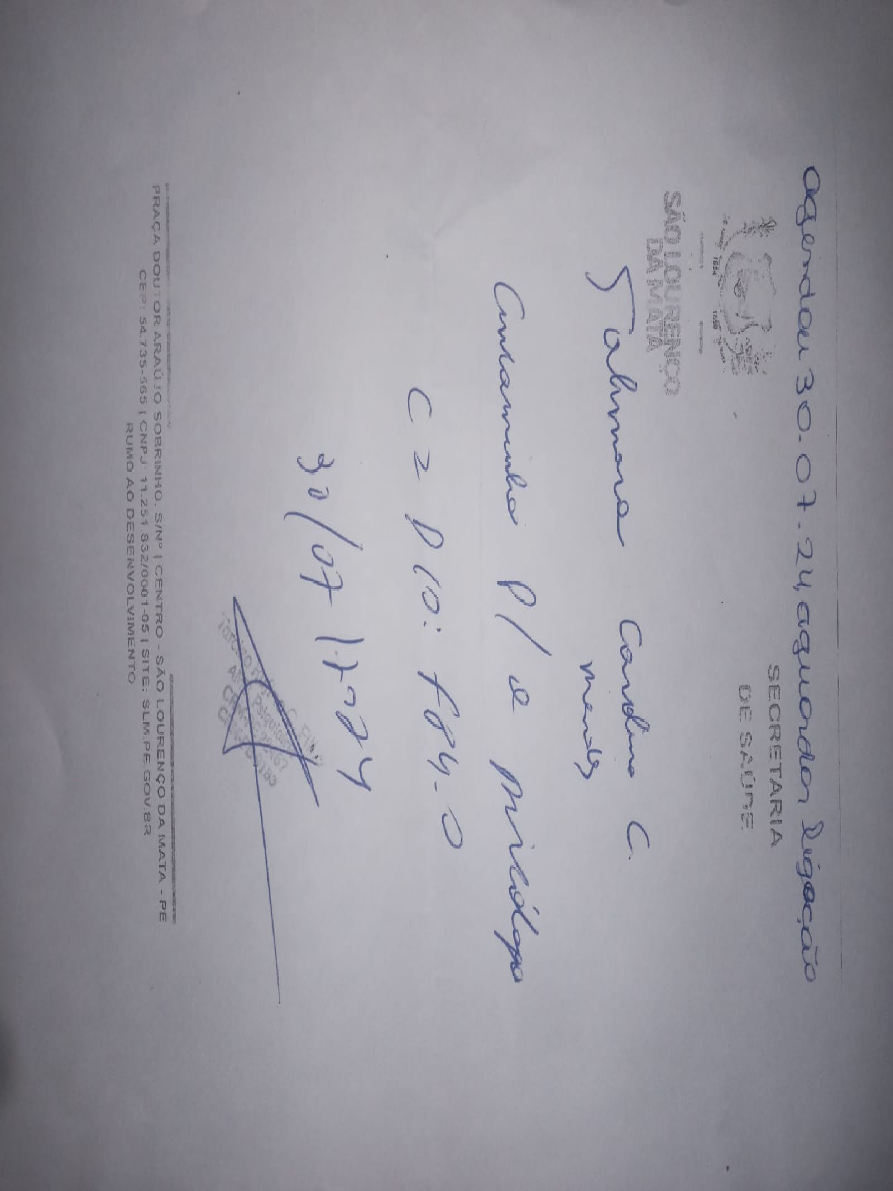 Relatório e Documentos Médicos Sahmara Carolina 2.0 — page 10