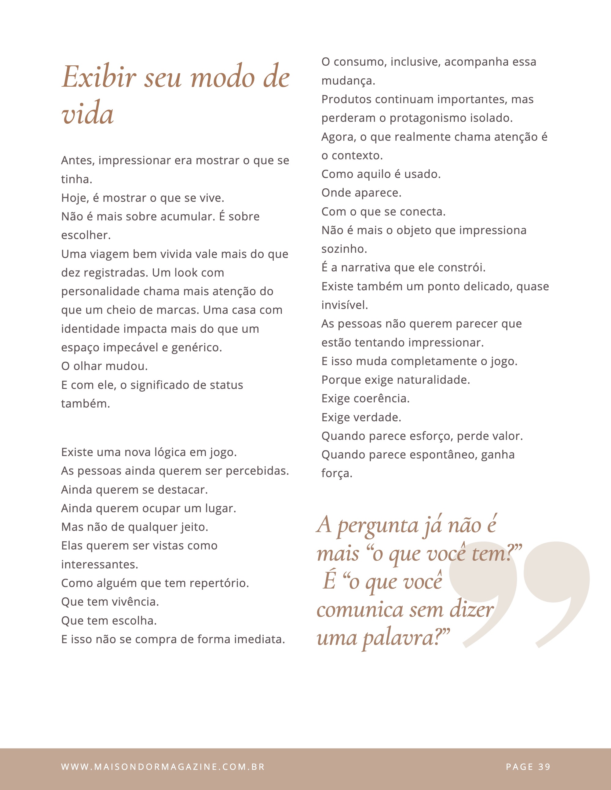 Maison D'or — Edição 7 — page 39